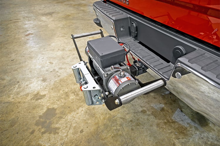 2in Receiver Winch Cradle Holds up to a 12,000lb winch RS109 - Image 2