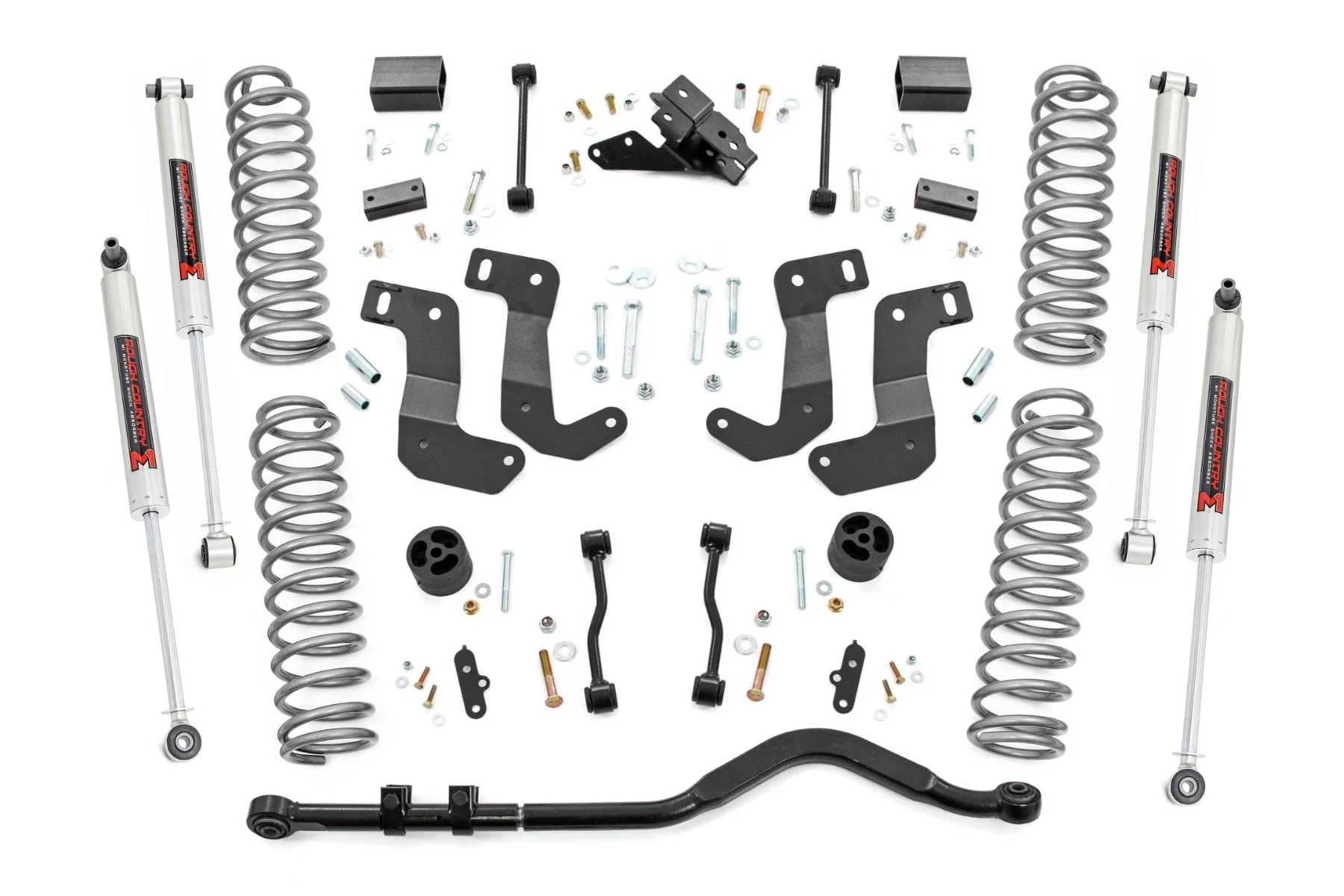 Rough Country 3.5" Lift Kit for Jeep Wrangler 4xe 21-25 C/A Drop Stage 1 M1