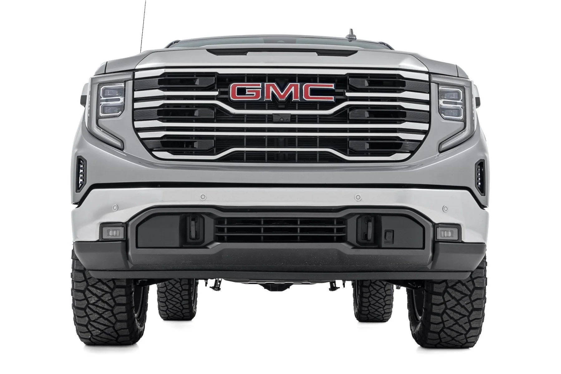 Rough Country 3.5 Inch Lift Kit | M1 Struts/M1 | GMC Sierra 1500 2WD/4WD (2025) 110540RED - Image 3