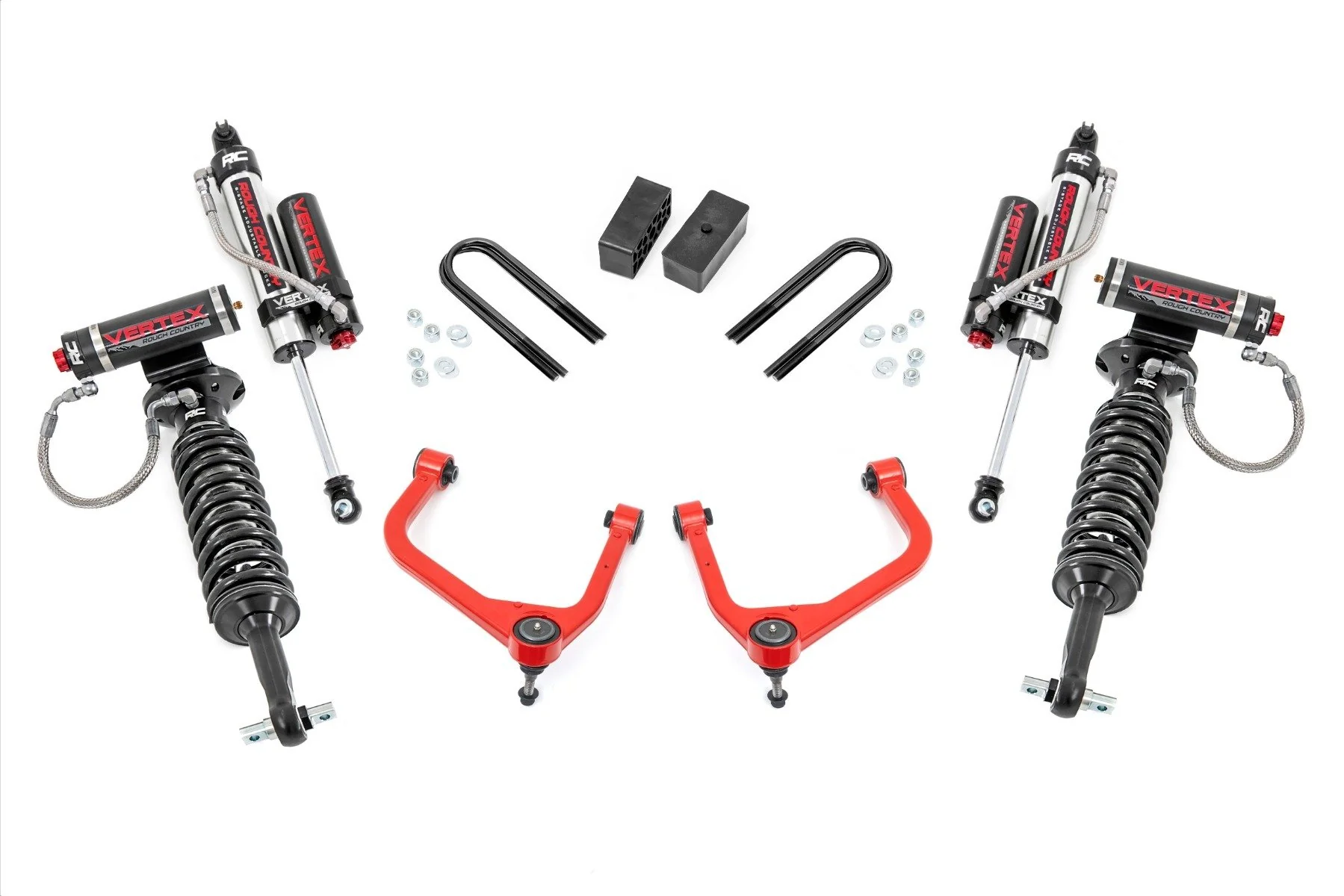 Rough Country 3.5 Inch Lift Kit | Vertex | GMC Sierra 1500 2WD/4WD (2025) 110550RED