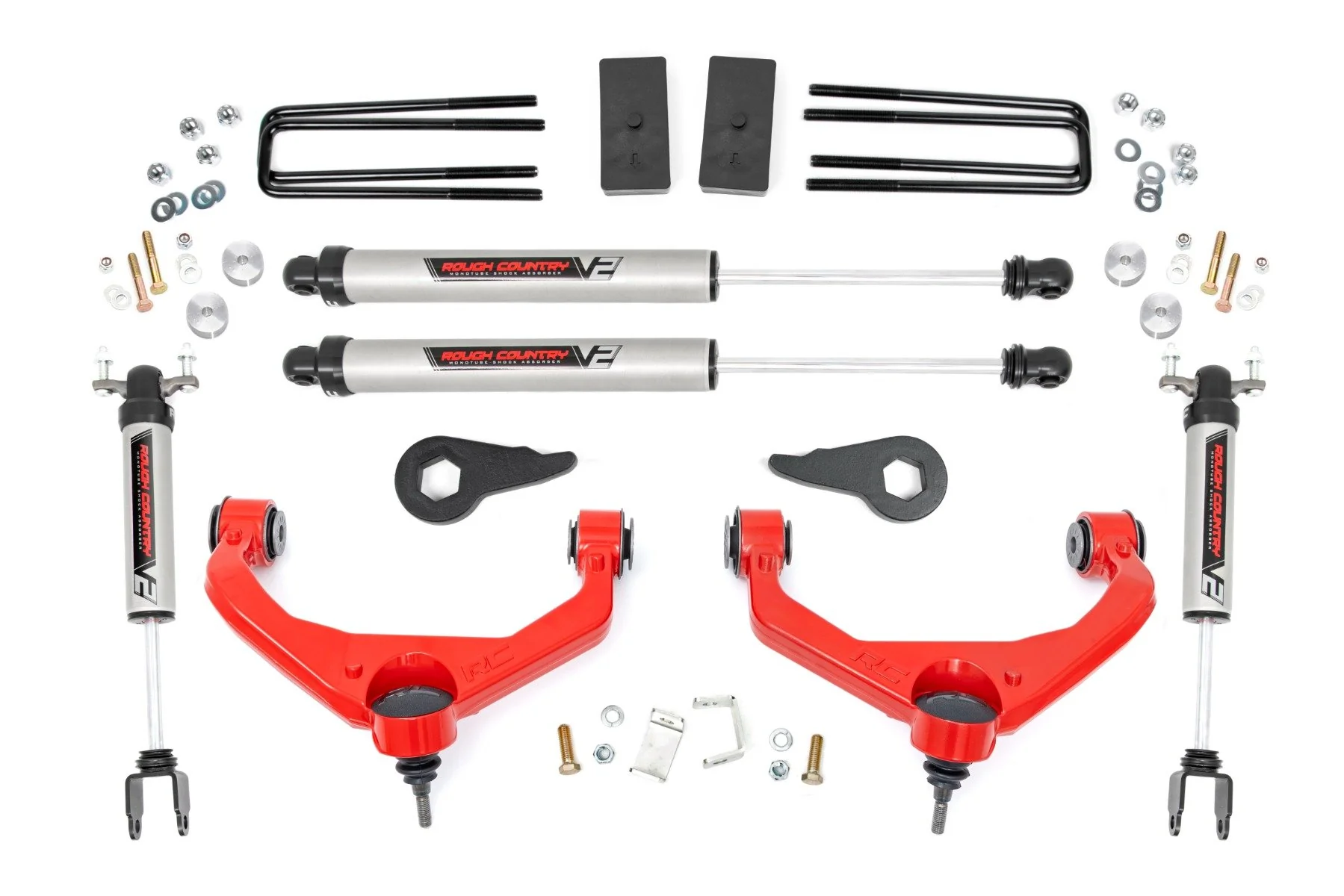 Rough Country 3.5" Knuckle Lift Kit V2 Chevy/GMC 2500/3500HD 11-19