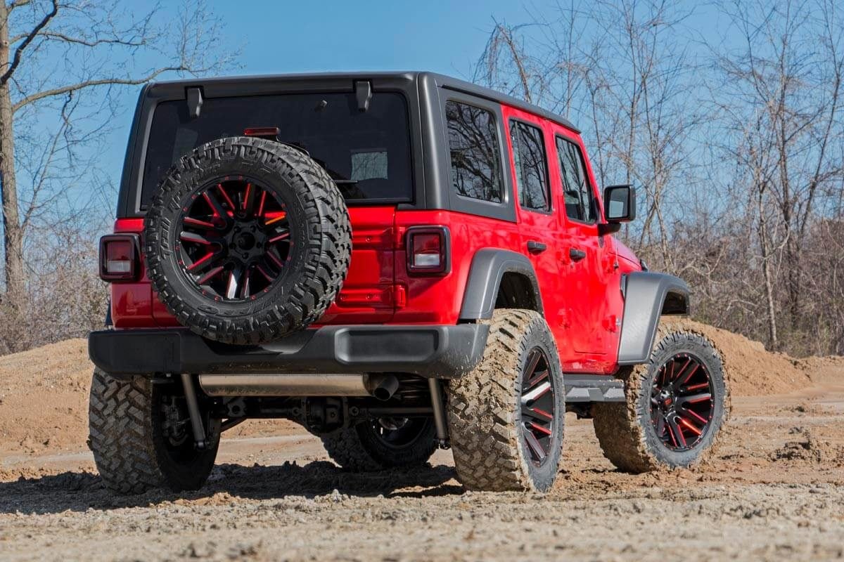 Rough Country 3.5" Lift Kit 2 Coils Arm Drop 18-20 for Wrangler JLU Rubicon 69031 - Image 5