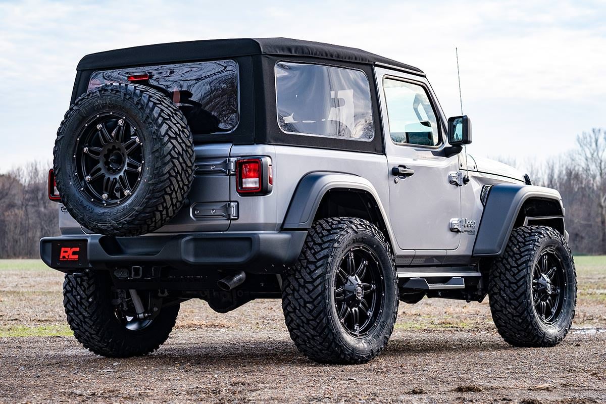Rough Country 3.5" Lift Kit | Adj LCA | FR D/S | M1 | for Jeep Wrangler JL Rubicon 4WD (18-23) - Image 4