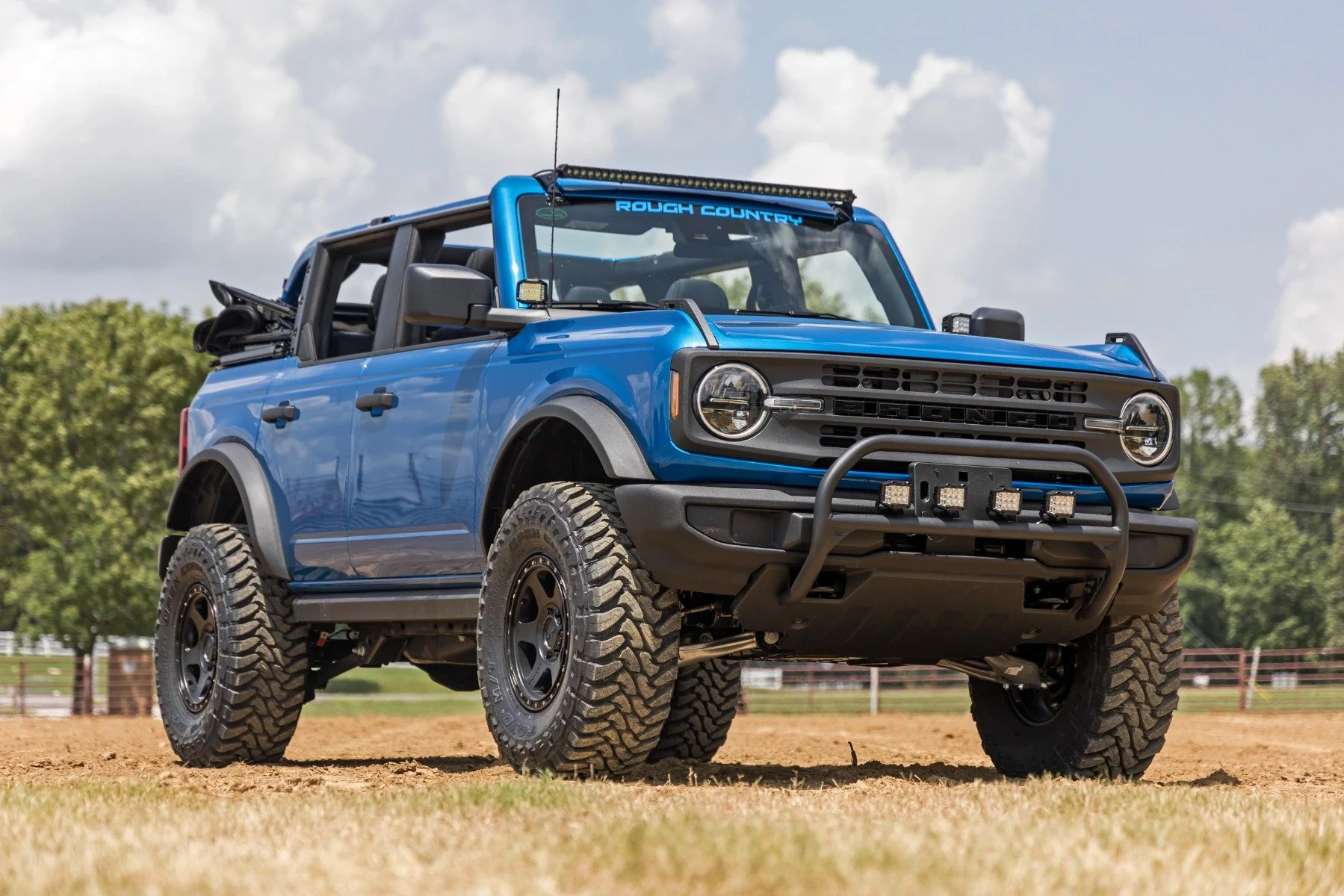 Rough Country 3.5" Lift Kit M1R Reservoir for Ford Bronco 4wd 21-25 - Image 5