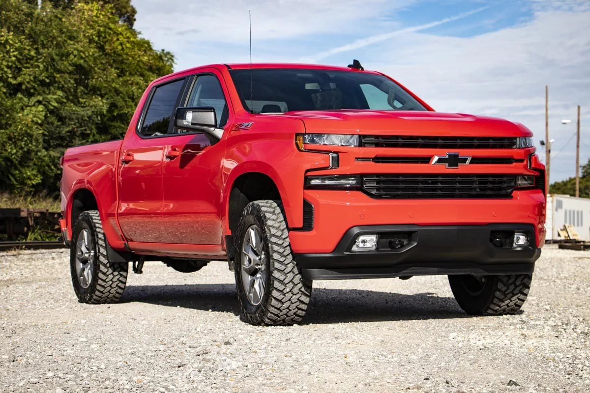 Rough Country 3.5" Lift Kit N3 Struts Chevy Silverado 1500 19-25 29532RED - Image 2