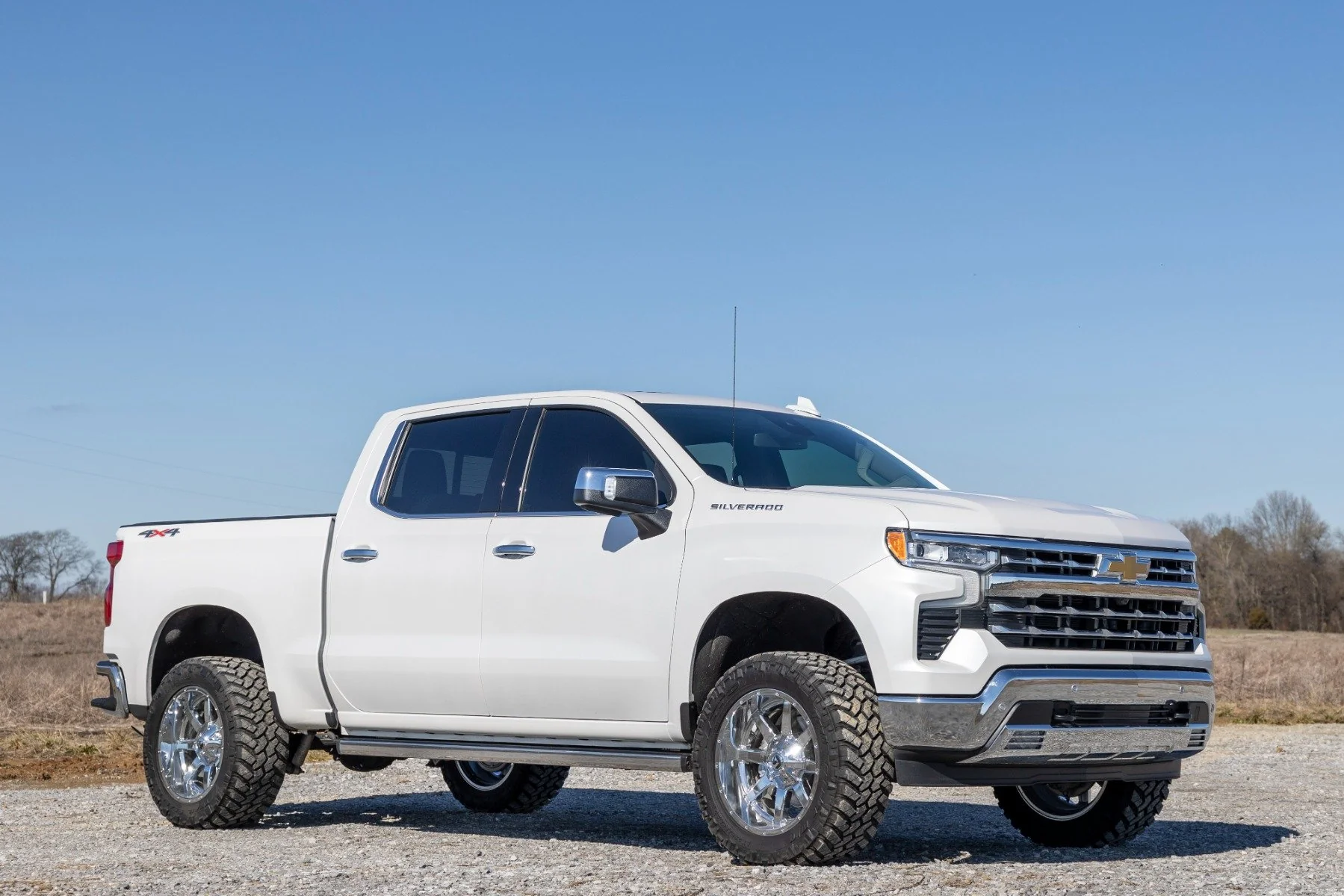 Rough Country 3.5" Lift Kit N3 Struts Red Chevy Silverado 1500 2025 110431RED - Image 3