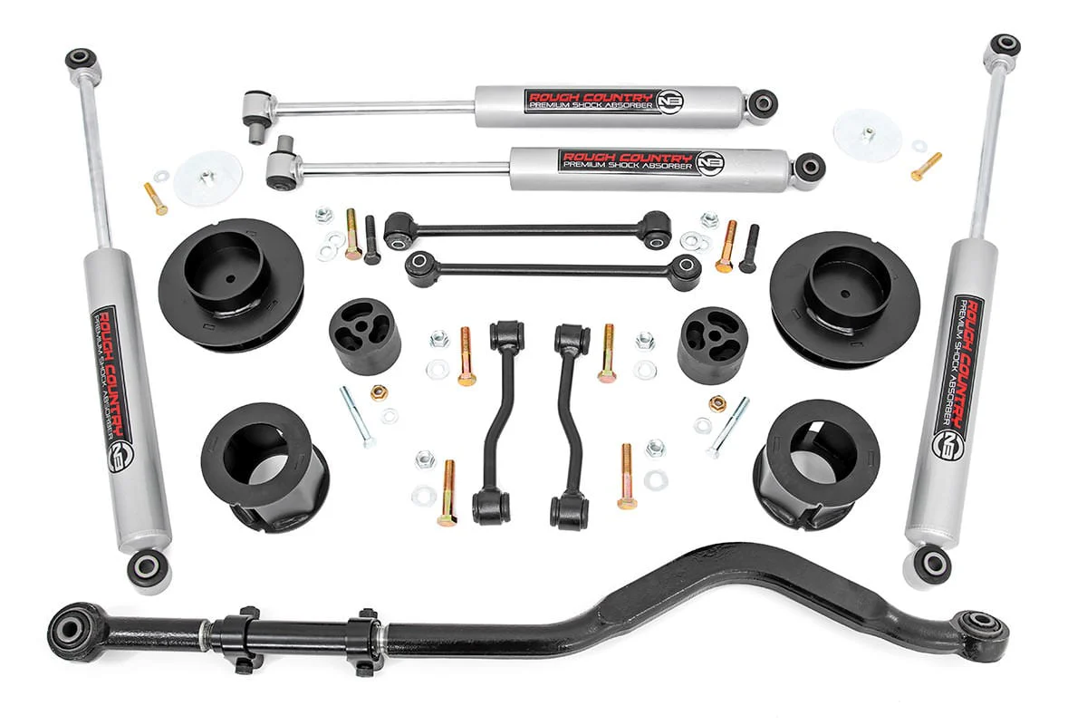 Rough Country 3.5" Lift Kit Spacers for Jeep Gladiator JT 24-25