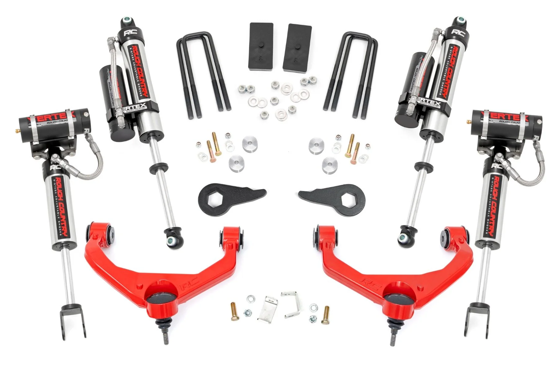 Rough Country 3.5" Lift Kit Vertex Chevy/GMC 2500HD/3500HD 11-19 95950RED
