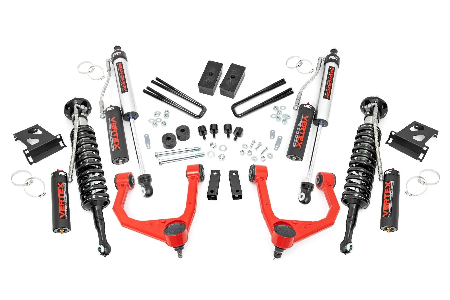 Rough Country 3.5" Lift Kit for Toyota Tundra 4wd 07-21 Vertex Coilovers