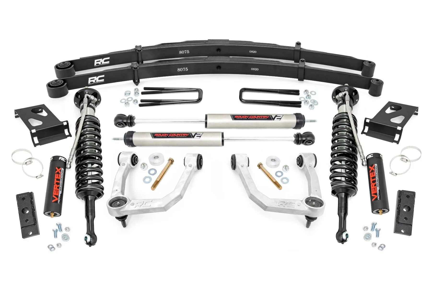 Rough Country 3.5"For Toyota Vertex and V2 Lift w/Rear Leaf Springs 05-21 Tacoma 74258