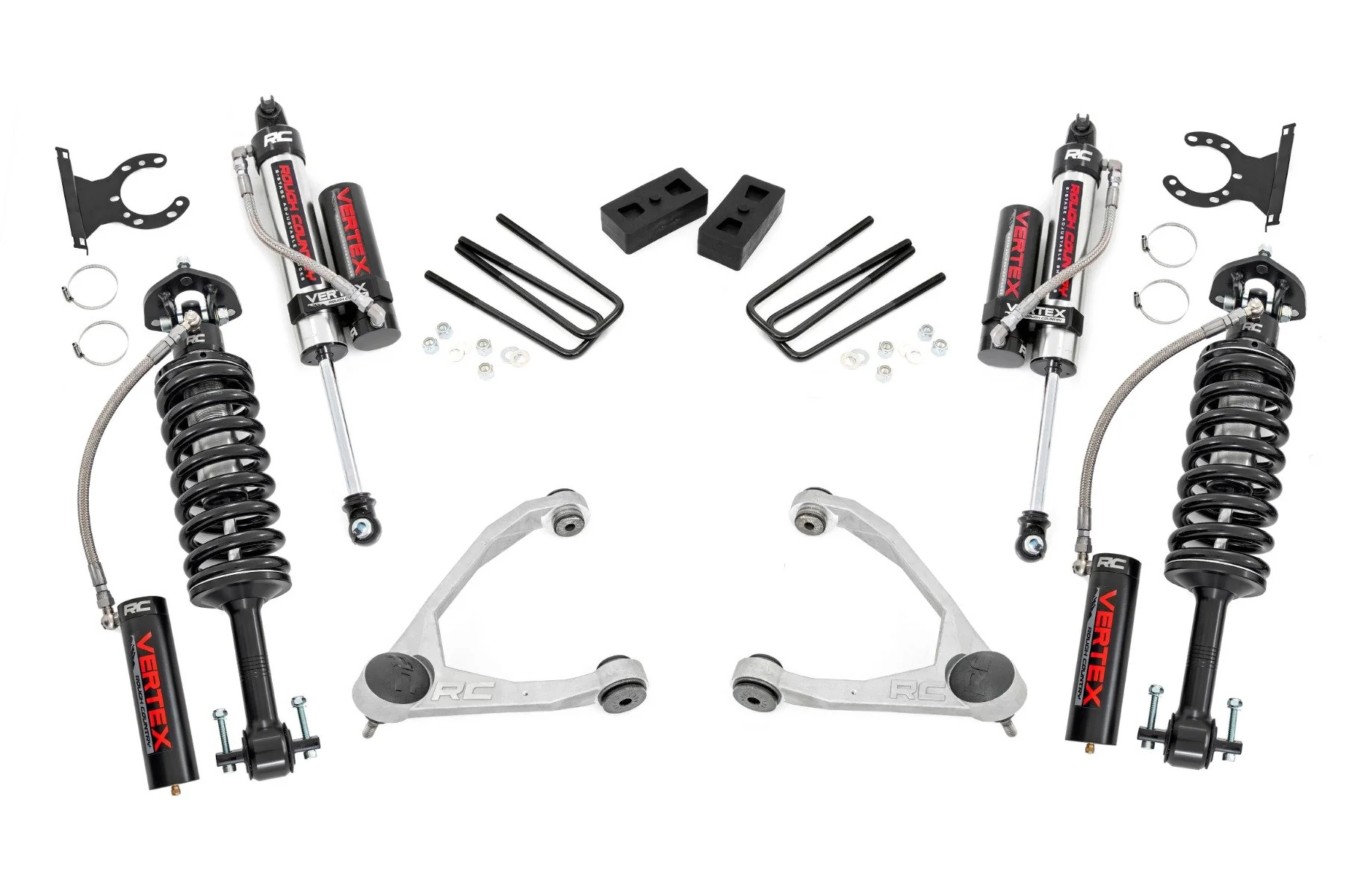 Rough Country 3.5"GM Suspension Lift Kit w/ Vertex 07-16 1500 PU 2WD