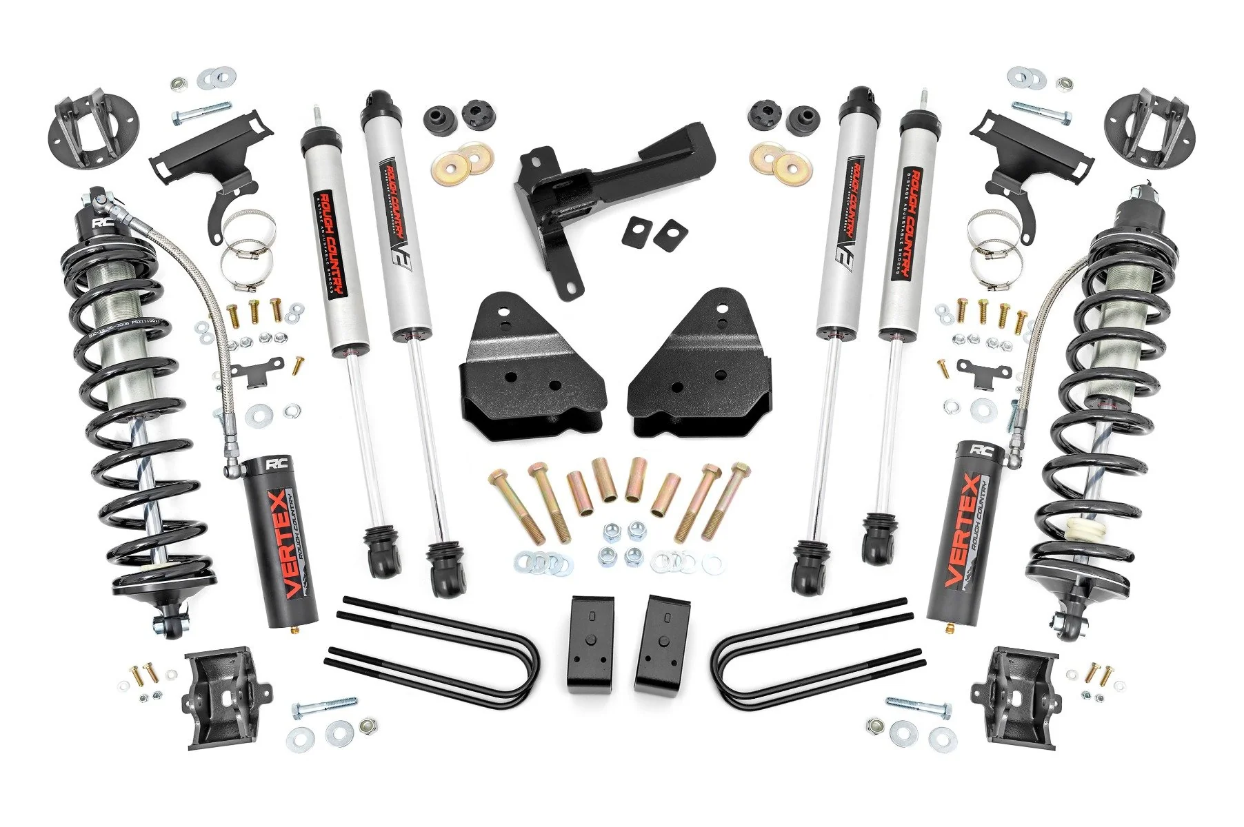 Rough Country 3" Lift Kit Coilover Conversion for Ford F250 Super Duty 17-22