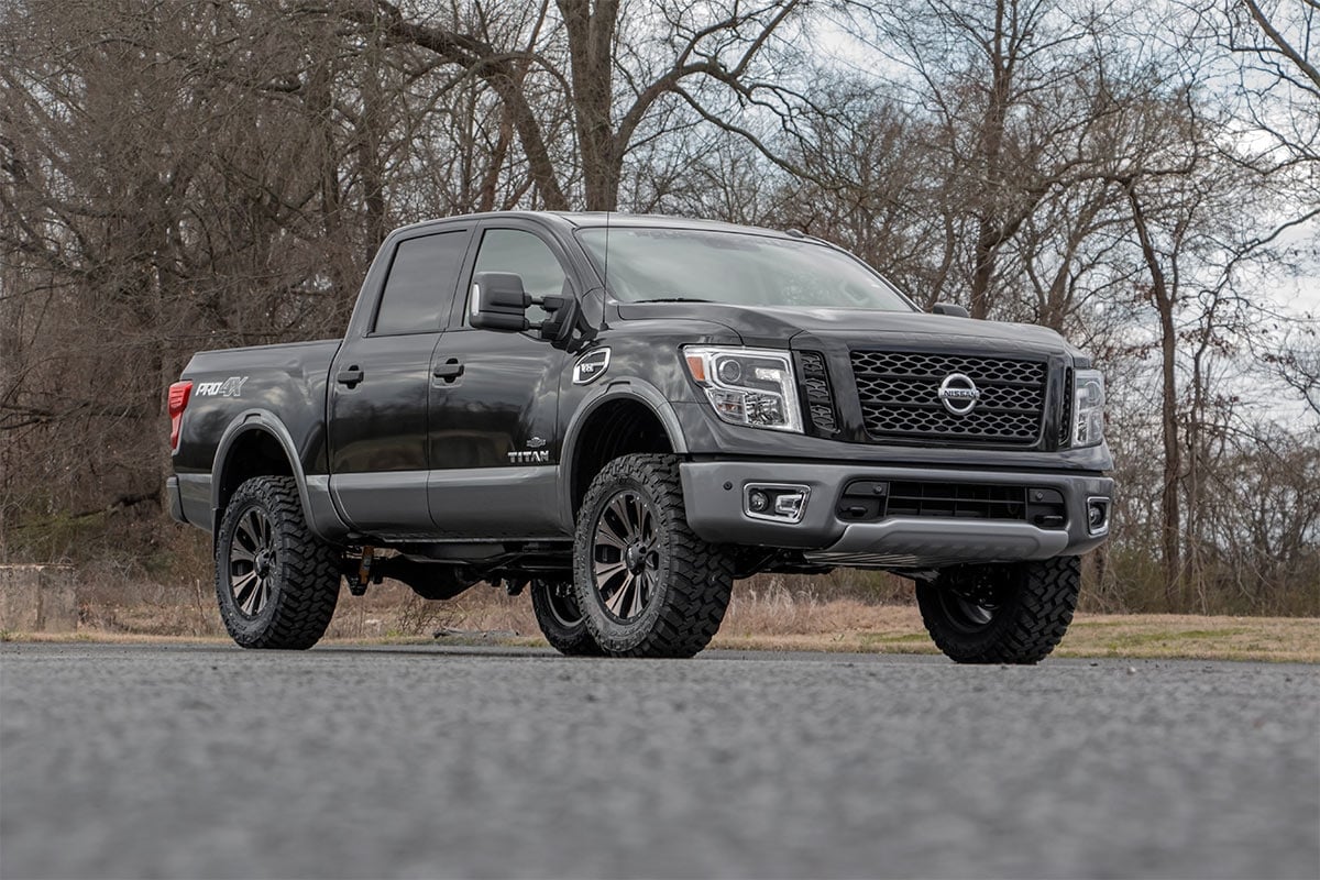 Rough Country 3" Lift Kit for Nissan Titan 2004-2023 83400RED - Image 2