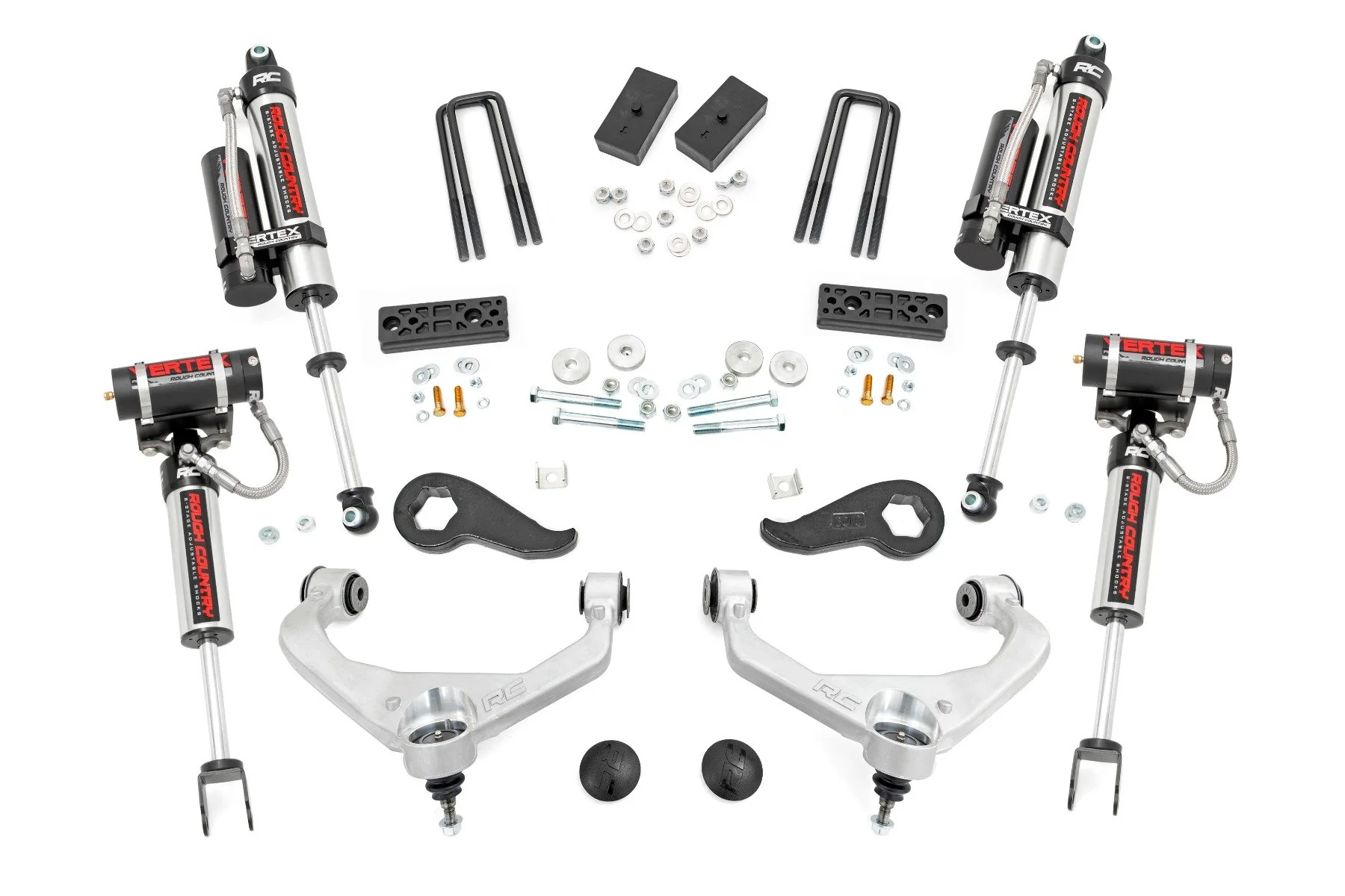 Rough Country 3" Lift Kit Vertex w/ Overloads Chevy/GMC 2500HD 20-25 97750