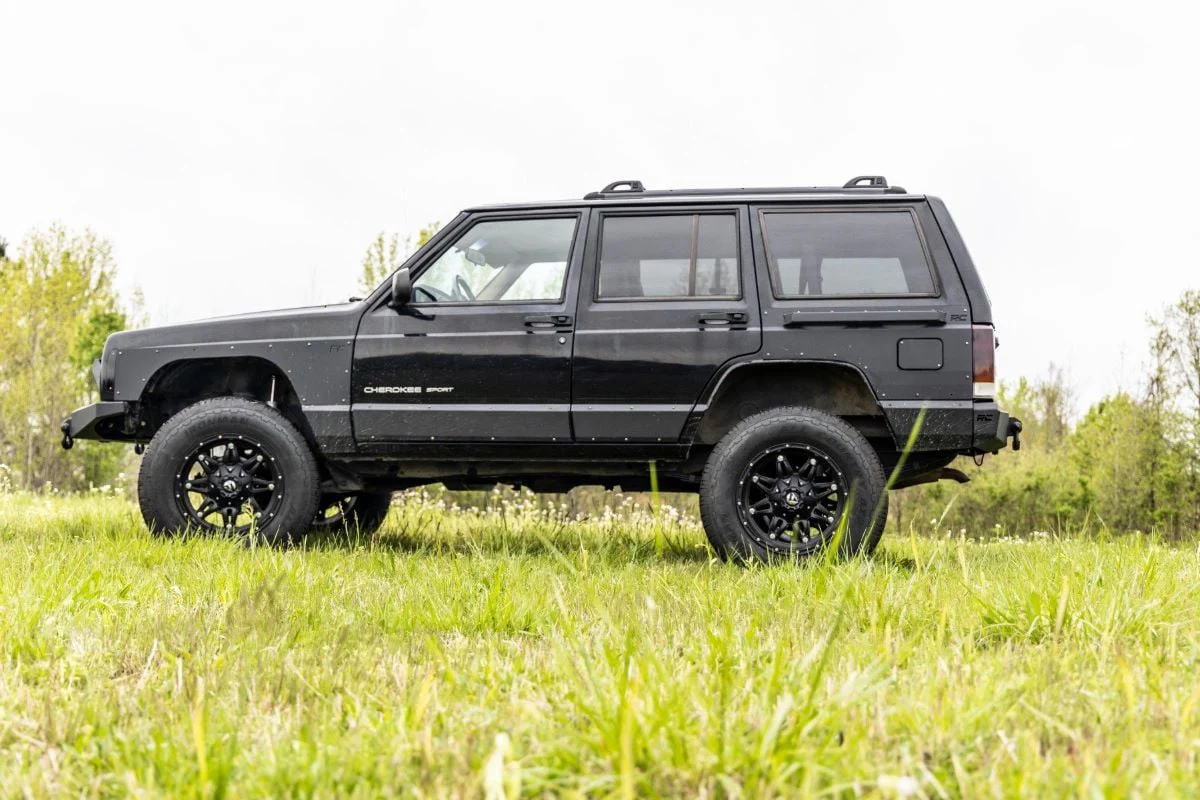Rough Country 3" Lift Kit w/Full Leaf Packs Shocks for Cherokee XJ 84-01 630N2 - Image 5