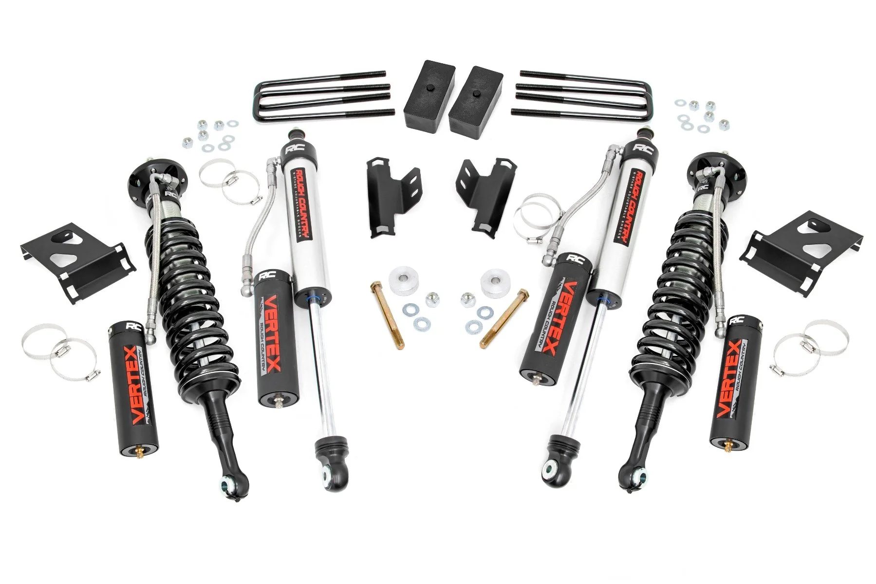 Rough Country 3" Suspension Lift Kit Vertex Coilover For Toyota Tacoma 05-23