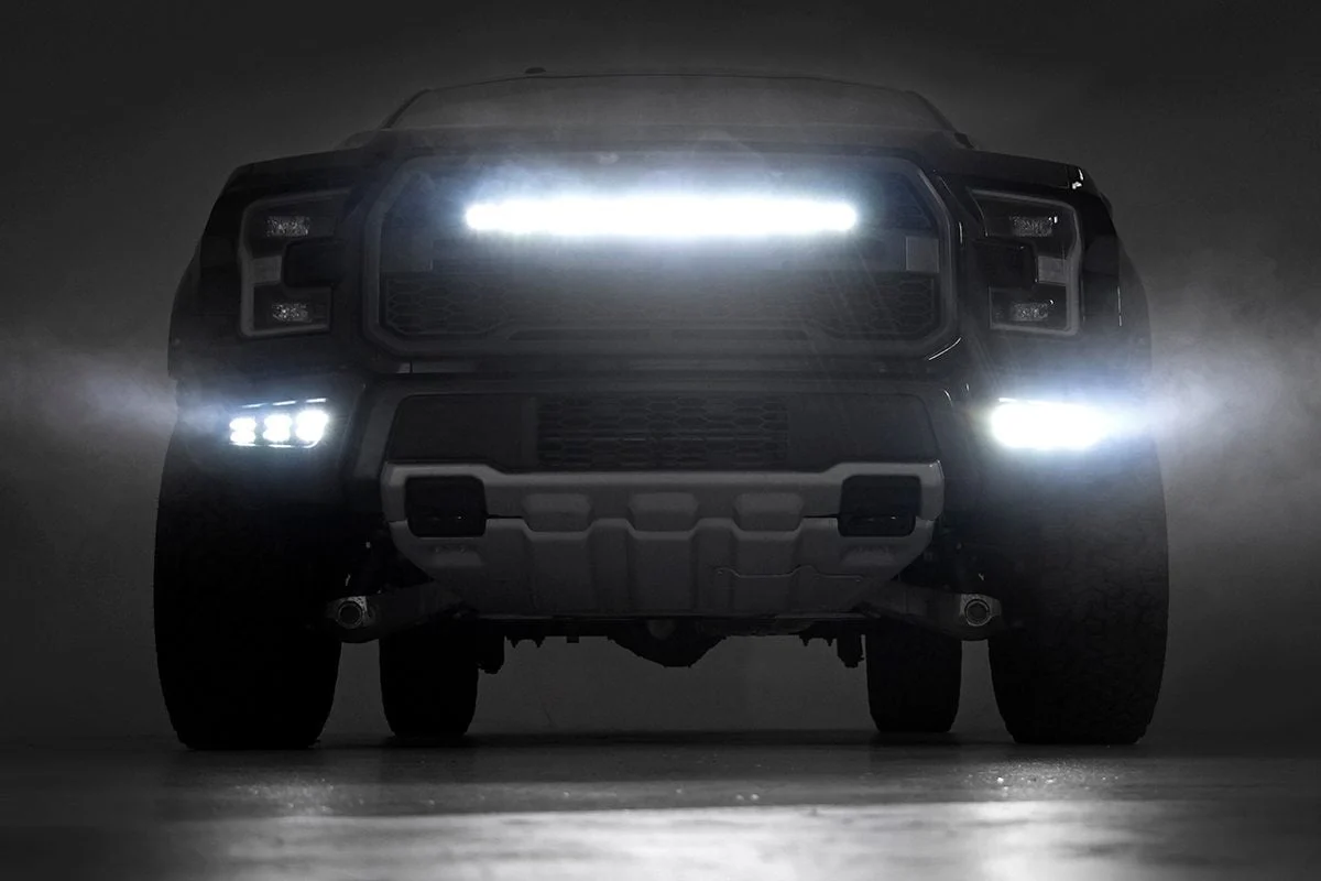 30" Curved Cree LED Light Bar-Single Row Blk Series Cool White DRL 72730BLDRL - Image 6