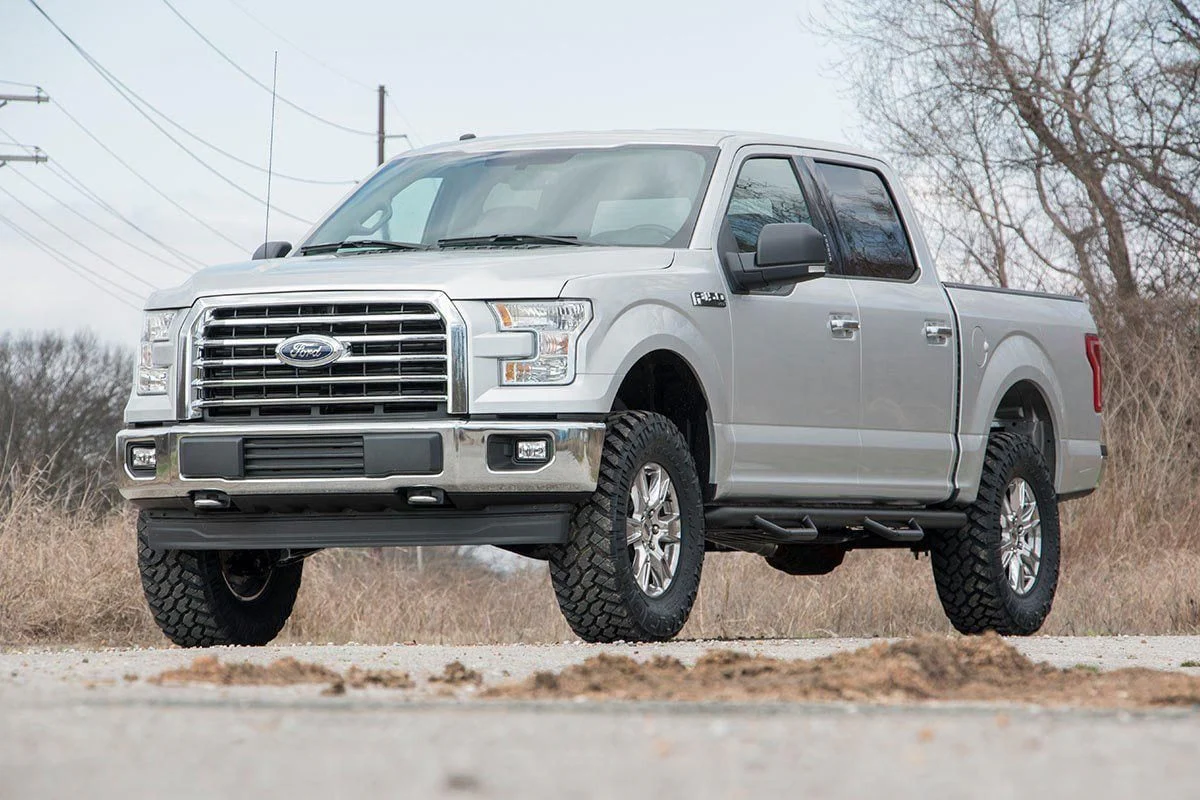 Rough Country 3in for Ford Bolt-On Arm Lift Kit 14-20 F-150 4wd 51014 - Image 6