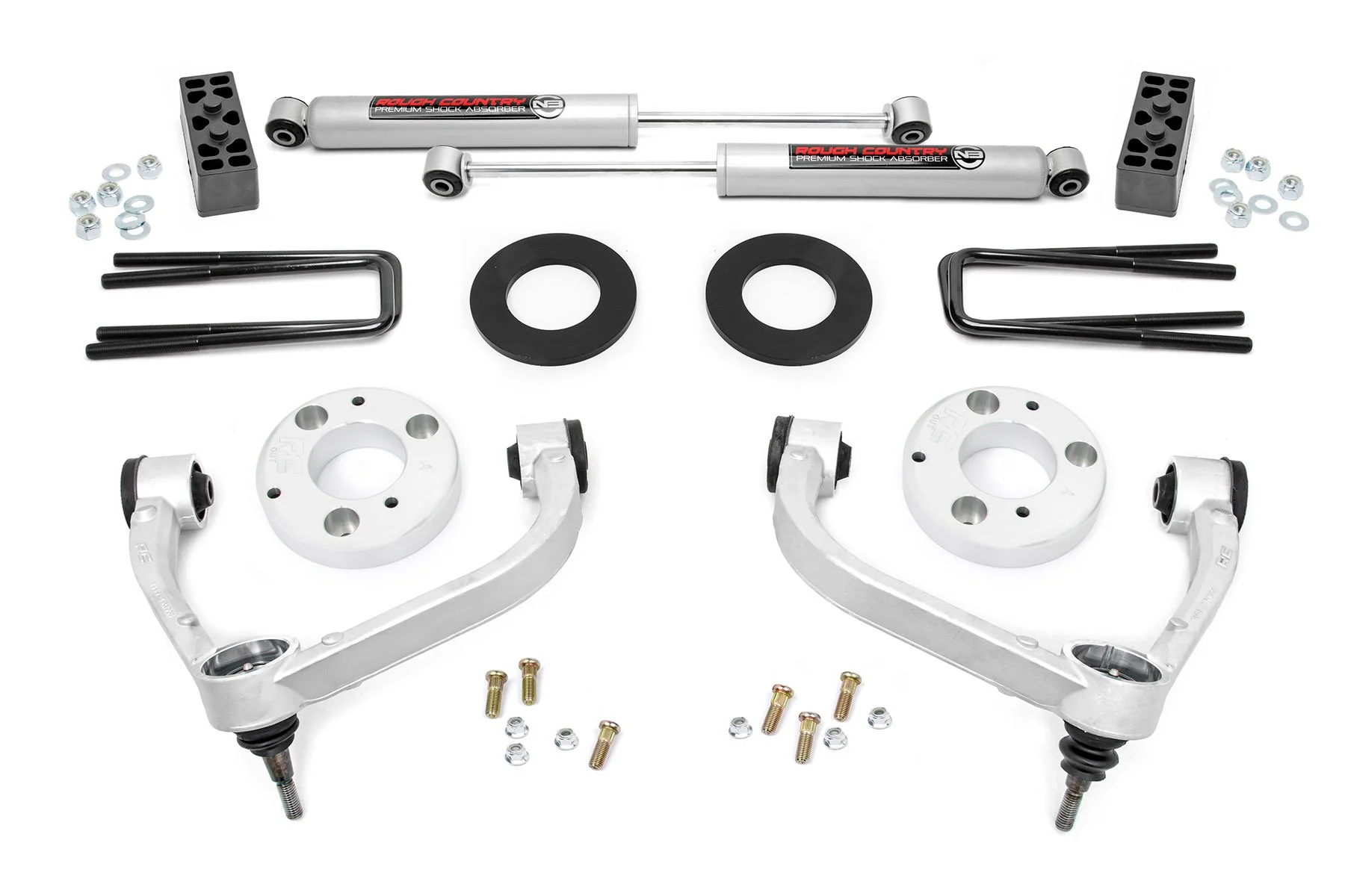 Rough Country 3in for Ford Bolt-On Lift Kit 09-13 F-150 4wd 51013