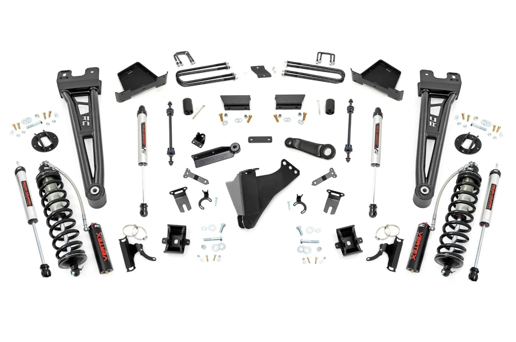 Rough Country 4.5" Lift Kit | R/A | C/O V2 | for Ford F250/F350 Super Duty 23-25 400358