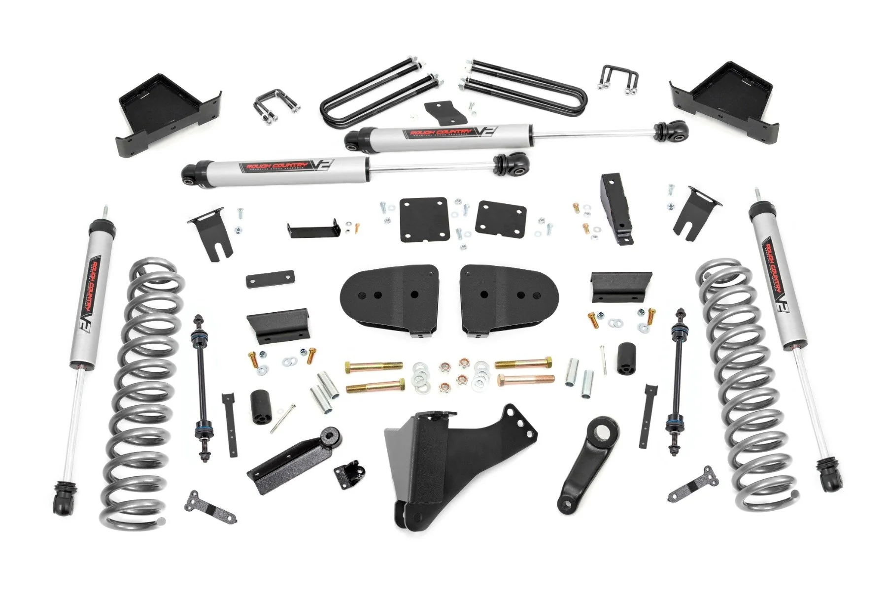 Rough Country 4.5" Lift Kit V2 Diesel for Ford F250/F350 Super Duty 4WD 23-25 400157