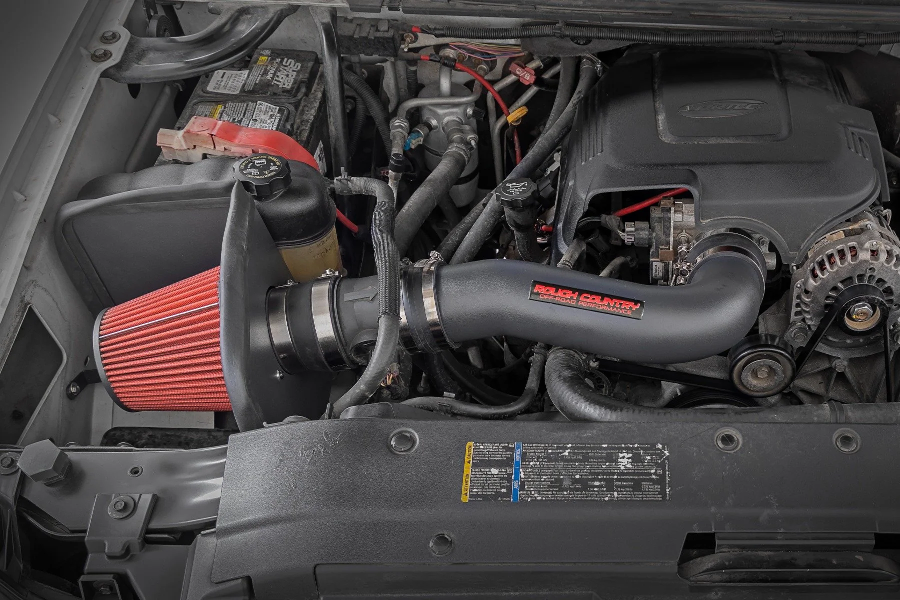 Rough Country 4.8L/5.3L/6.0L Cold Air Intake Kit Chevy Silverado 1500 07-08 10475PF - Image 2