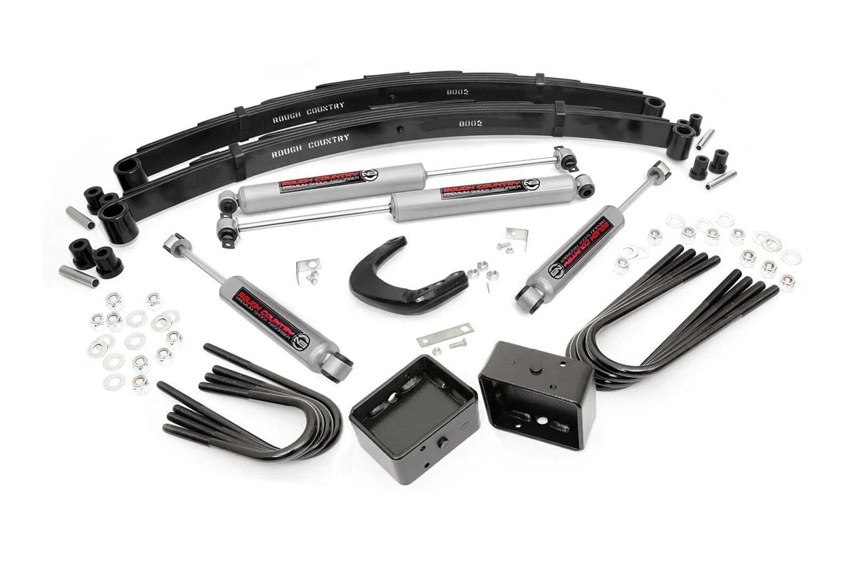 Rough Country 4 Inch Lift Kit GMC C25/K25 Truck 77-87/Half-Ton Suburban 77-91 150.20