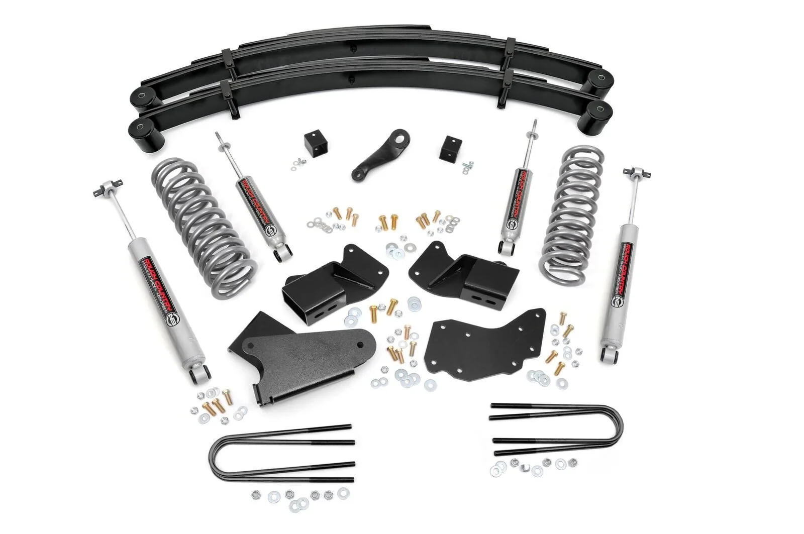 Rough Country 4 Inch Lift Kit Rear Springs For Ford Ranger 4wd 1983-1997 48030
