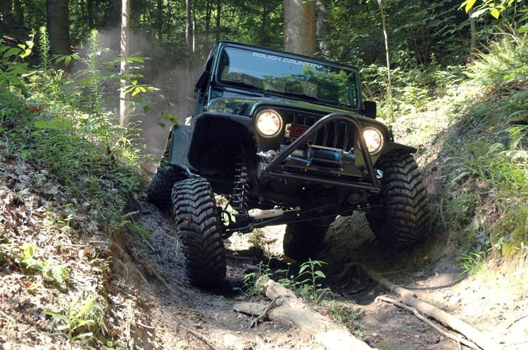 Rough Country 4 Inch Lift Kit X-Series V2 for Jeep Wrangler TJ 4wd (1997-2006) 66171 - Image 4