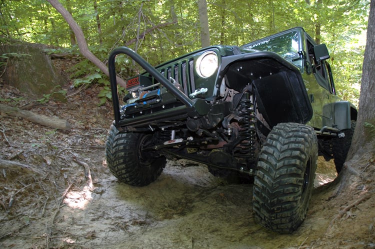 Rough Country 4 Inch Lift Kit X-Series V2 for Jeep Wrangler TJ 4wd (1997-2006) 66171 - Image 5
