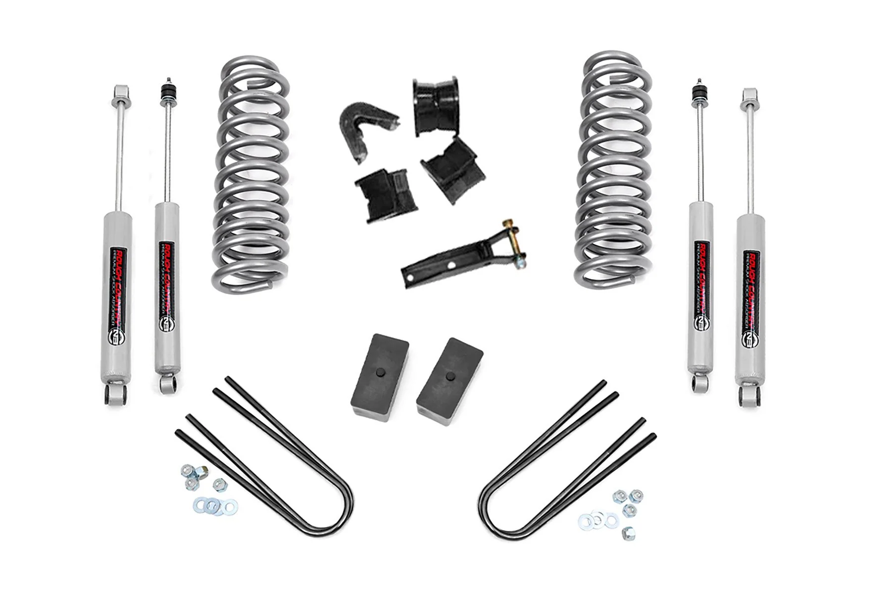 Rough Country 4" Lift Kit Rear Blocks For Ford F100 4wd 1970-1976 445-70-76.20