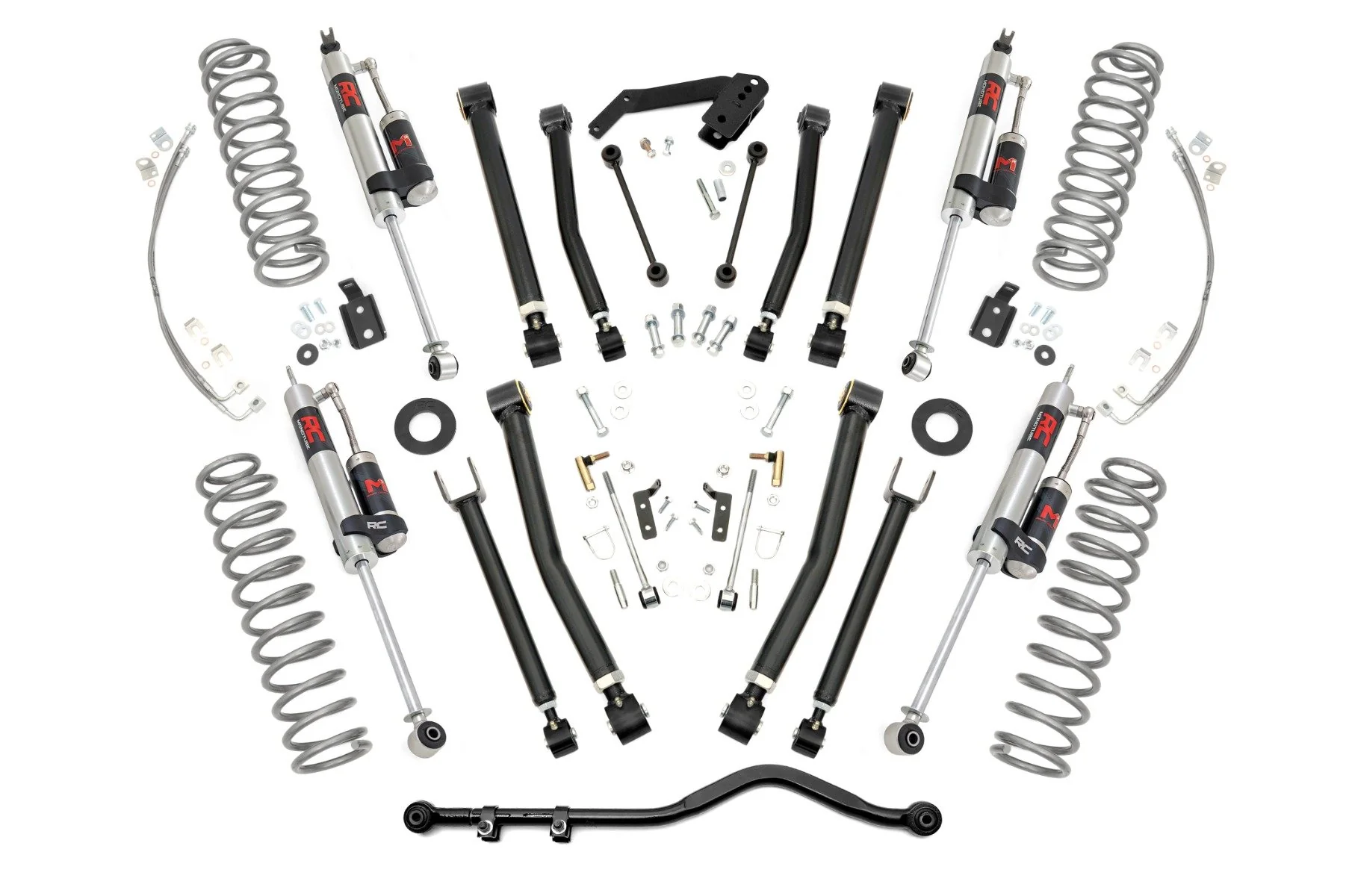 Rough Country 4" Lift Kit | X-Series | M1R | for Jeep Wrangler Unlimited 2WD/4WD (2007-2018)