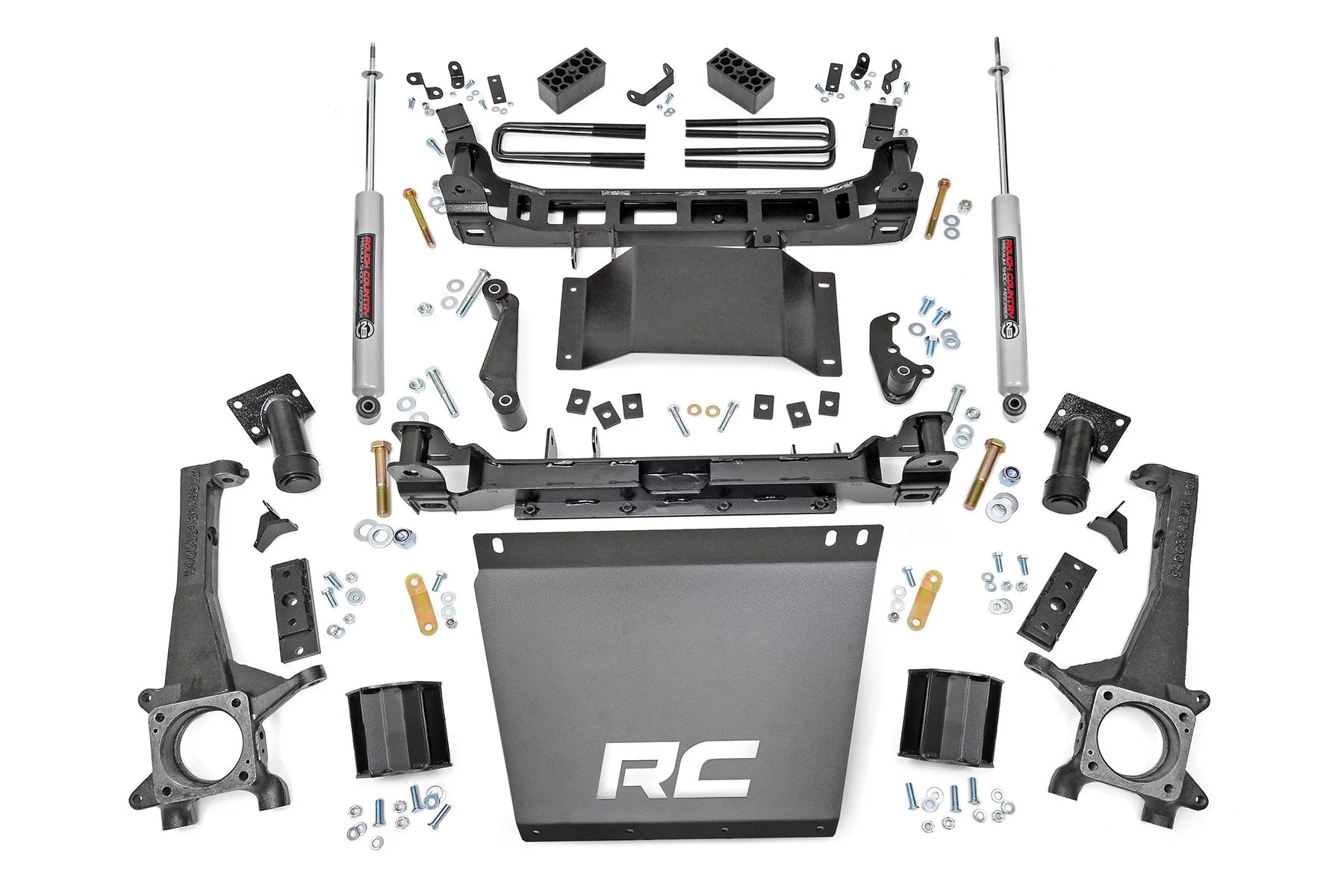 Rough Country 4" Suspension Lift Kit w/ Shocks for Toyota Tacoma 16-20 4wd 75720