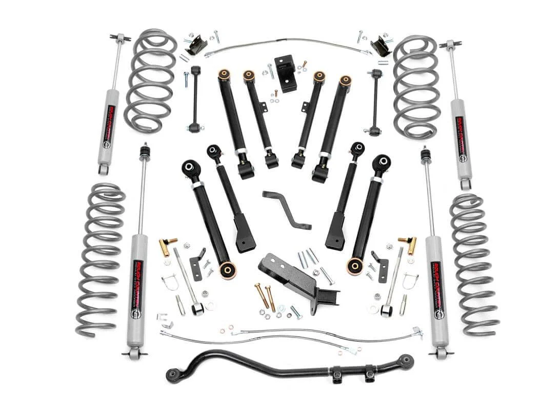 Rough Country 4" X-Series Suspension Lift Kit fits 97-06 Jeep Wrangler TJ 66130