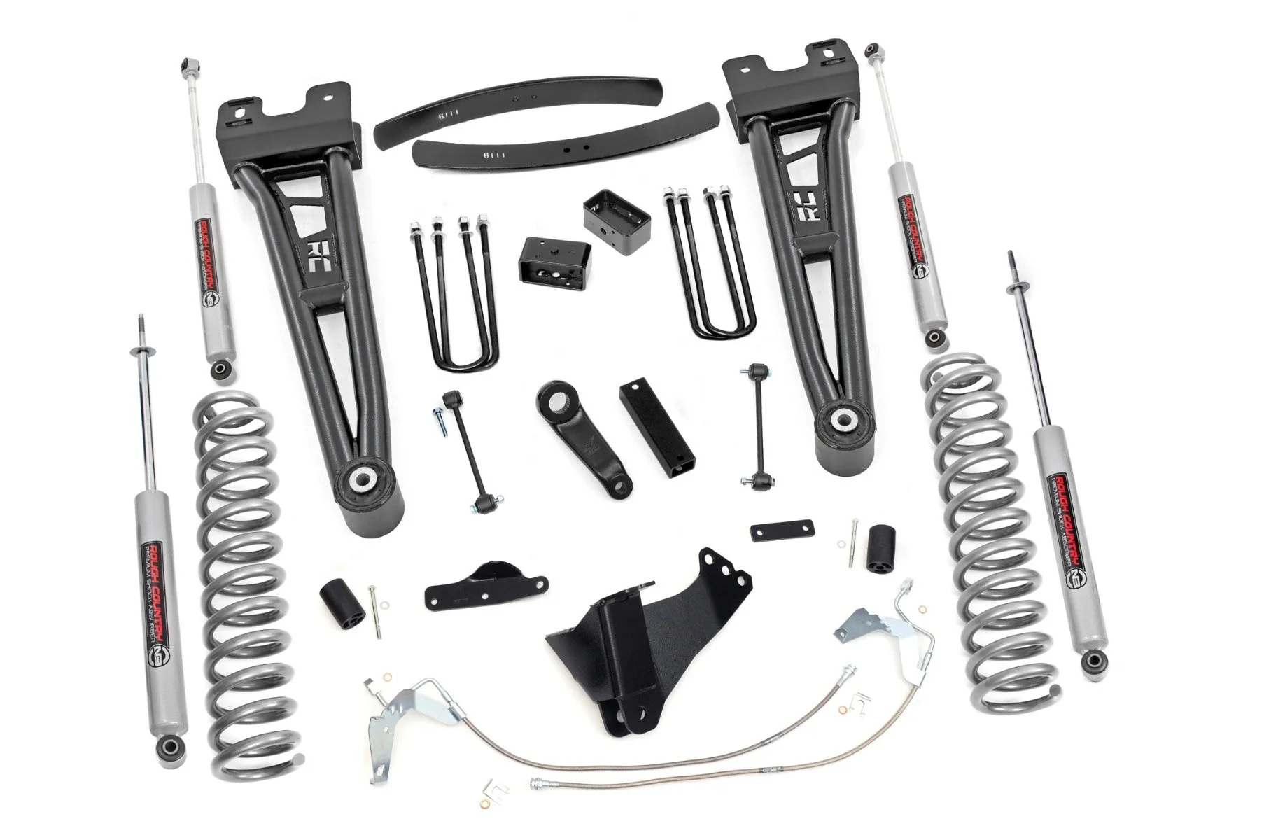 Rough Country 4d F250 F350 Super Duty 6" Radius Arm Susp Lift Kit 08-10 GAS 4wd 539.20