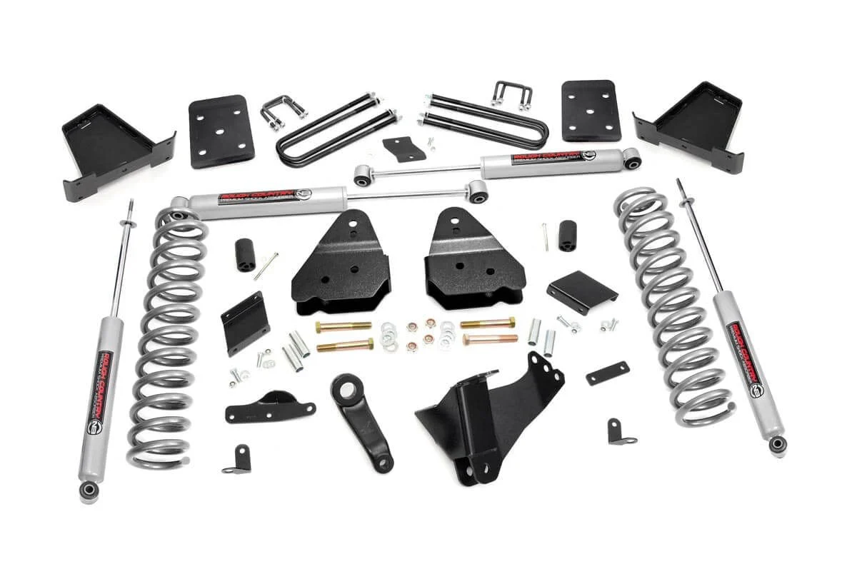 Rough Country 4d F250 Super Duty 4.5" Susp Lift Kit 15-16 Diesel w/Overloads 4wd 567.20