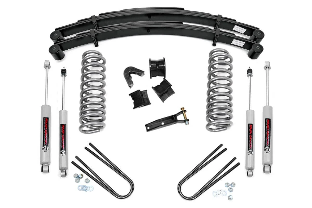 Rough Country 4in for Ford Suspension Lift Kit System 77-79 F-100/150 4wd 500-77-79.20