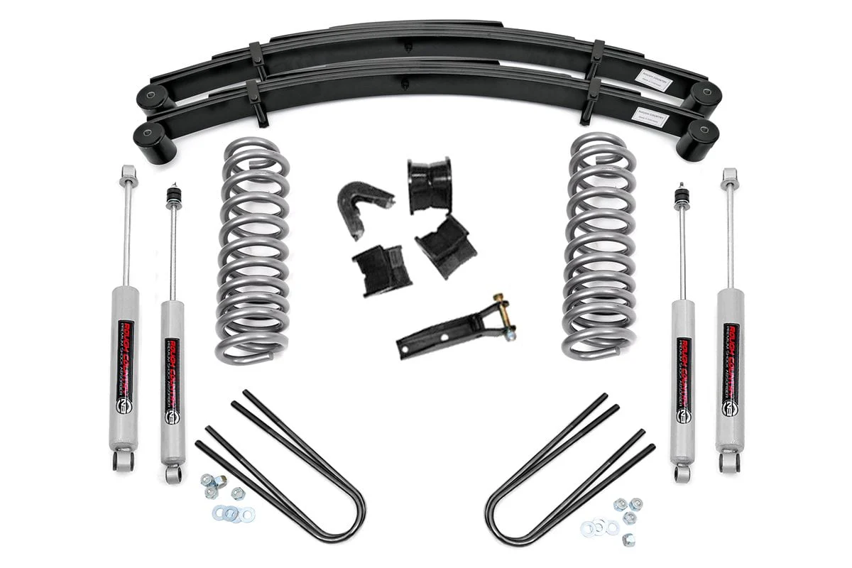 Rough Country 4in for Ford Suspension Lift Kit System 78-79 Bronco 4wd 535.20