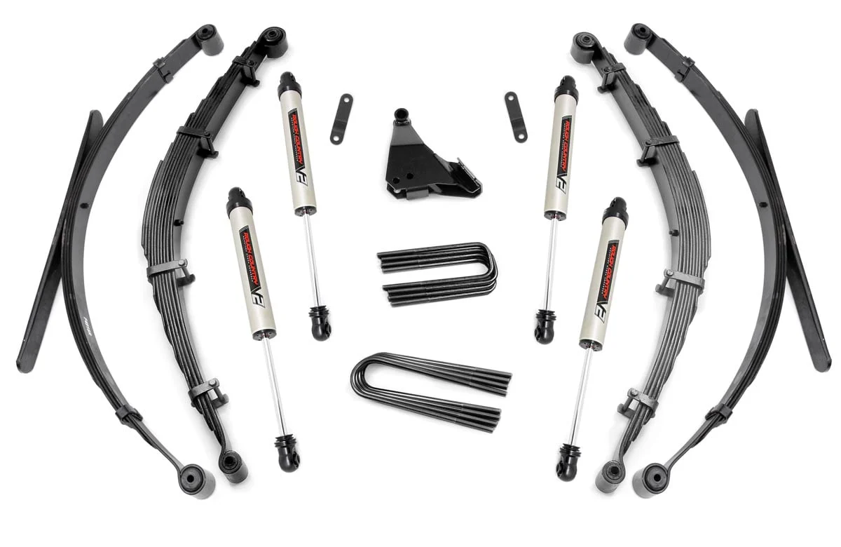 Rough Country 4in for Ford Suspension Lift Kit System w/V2 Shocks 50170