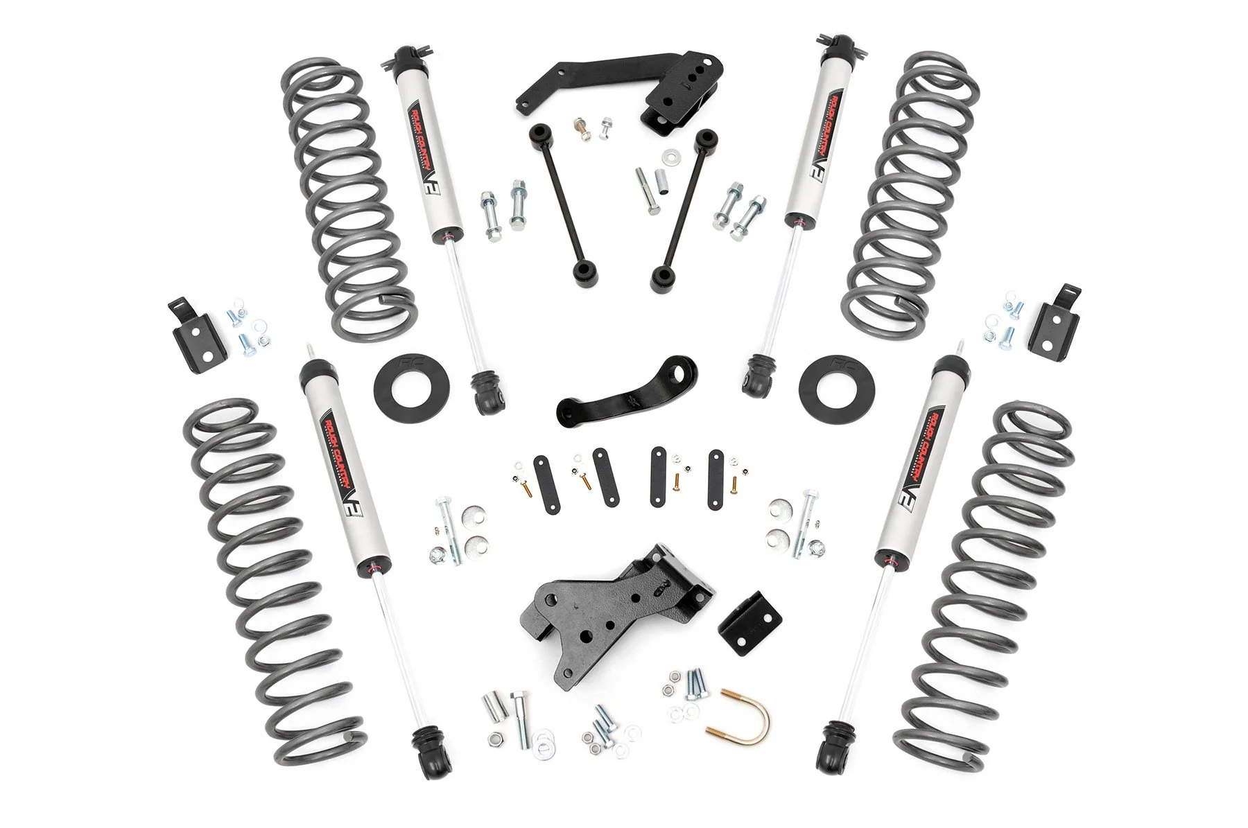 Rough Country 4in For Jeep Suspension Lift Kit 07-18 Wrangler JK