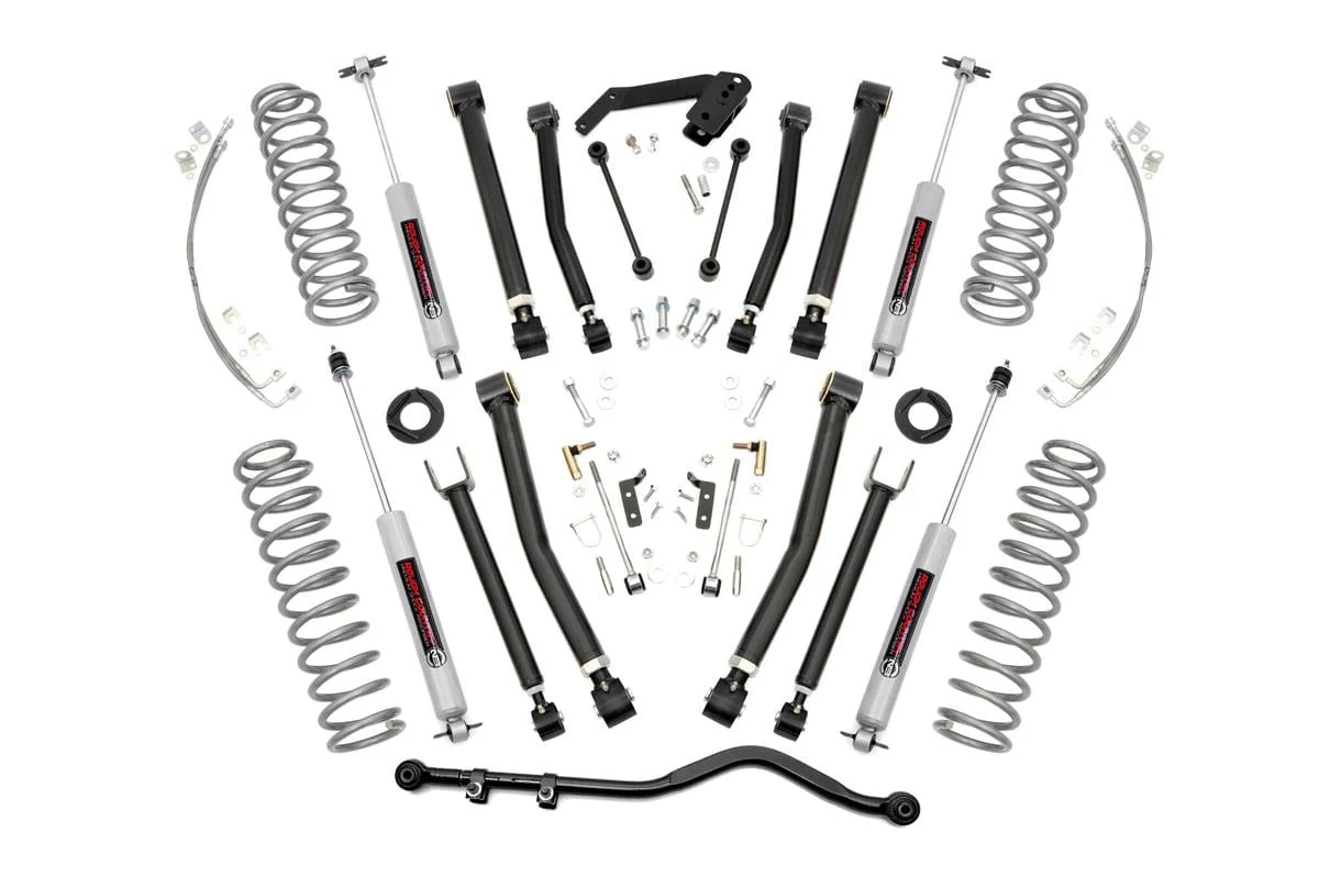 Rough Country 4in For Jeep X-series Suspension Lift Kit 07-18 Wrangler JK 67330