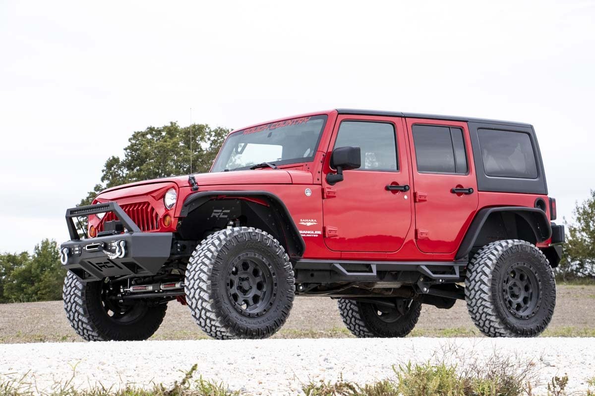 Rough Country 4in Long Arm Suspension Lift Kit for 07-11 Wrangler JK 4-door 78530A - Image 6
