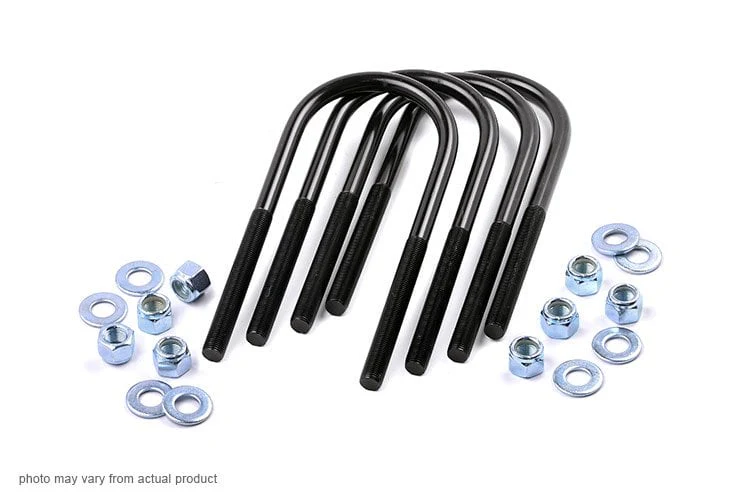 Rough Country 5/8-inch Round U-bolts 3.625 x 11.0 Set of 4 7654