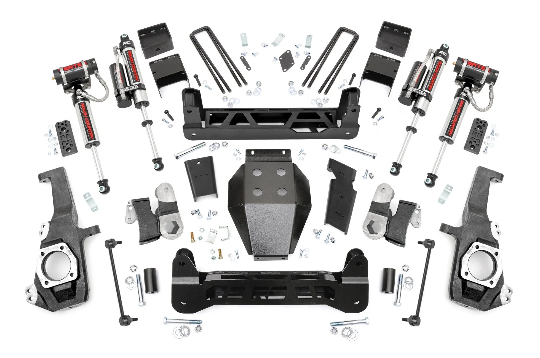 Rough Country 5" GM NTD Suspension Lift Kit Vertex 2020 2500HD Silvarado 10250