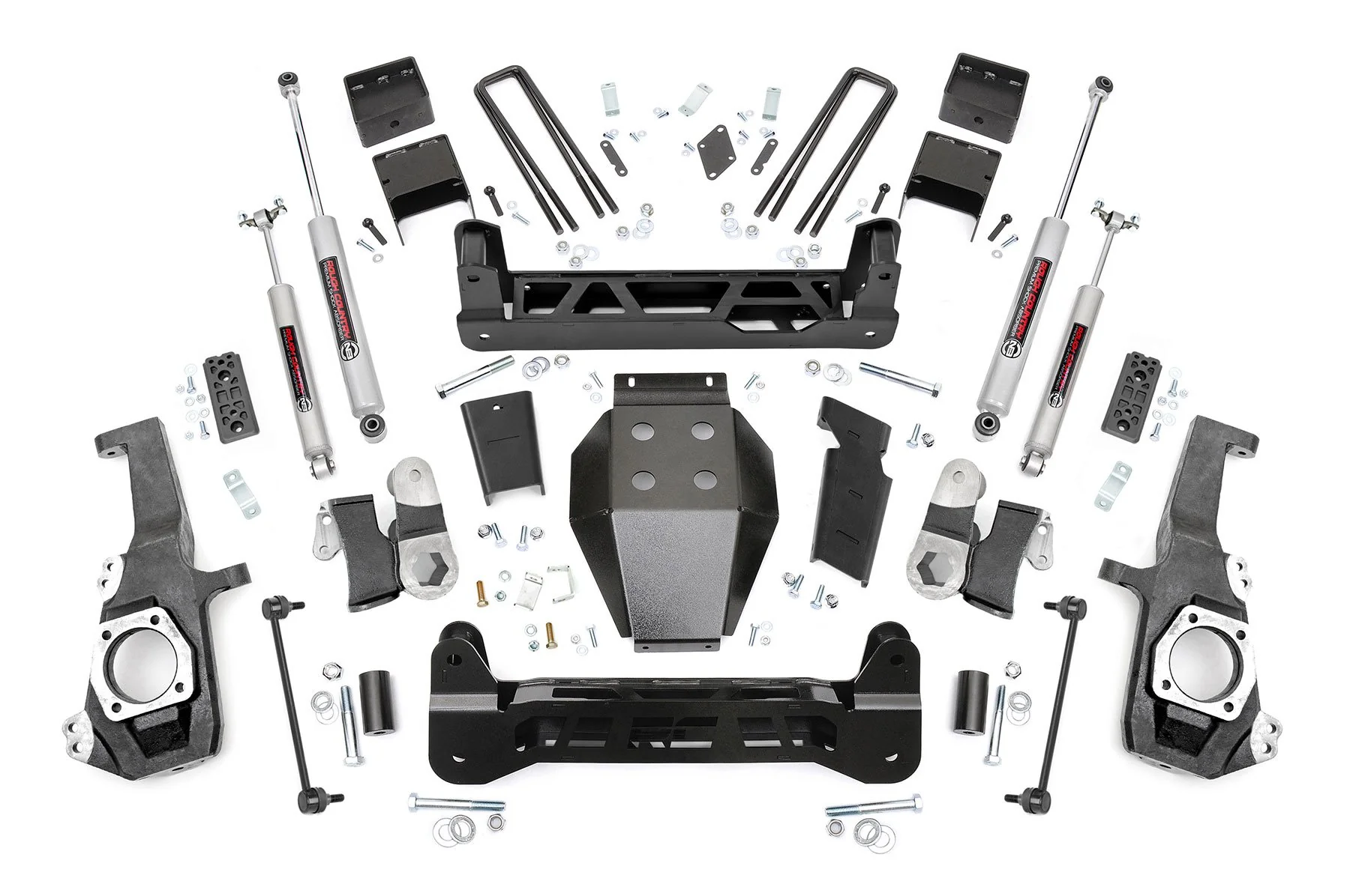 Rough Country 5" Lift Kit NTD w/ Overloads Chevy/GMC 2500/3500HD 4WD 20-25 110830