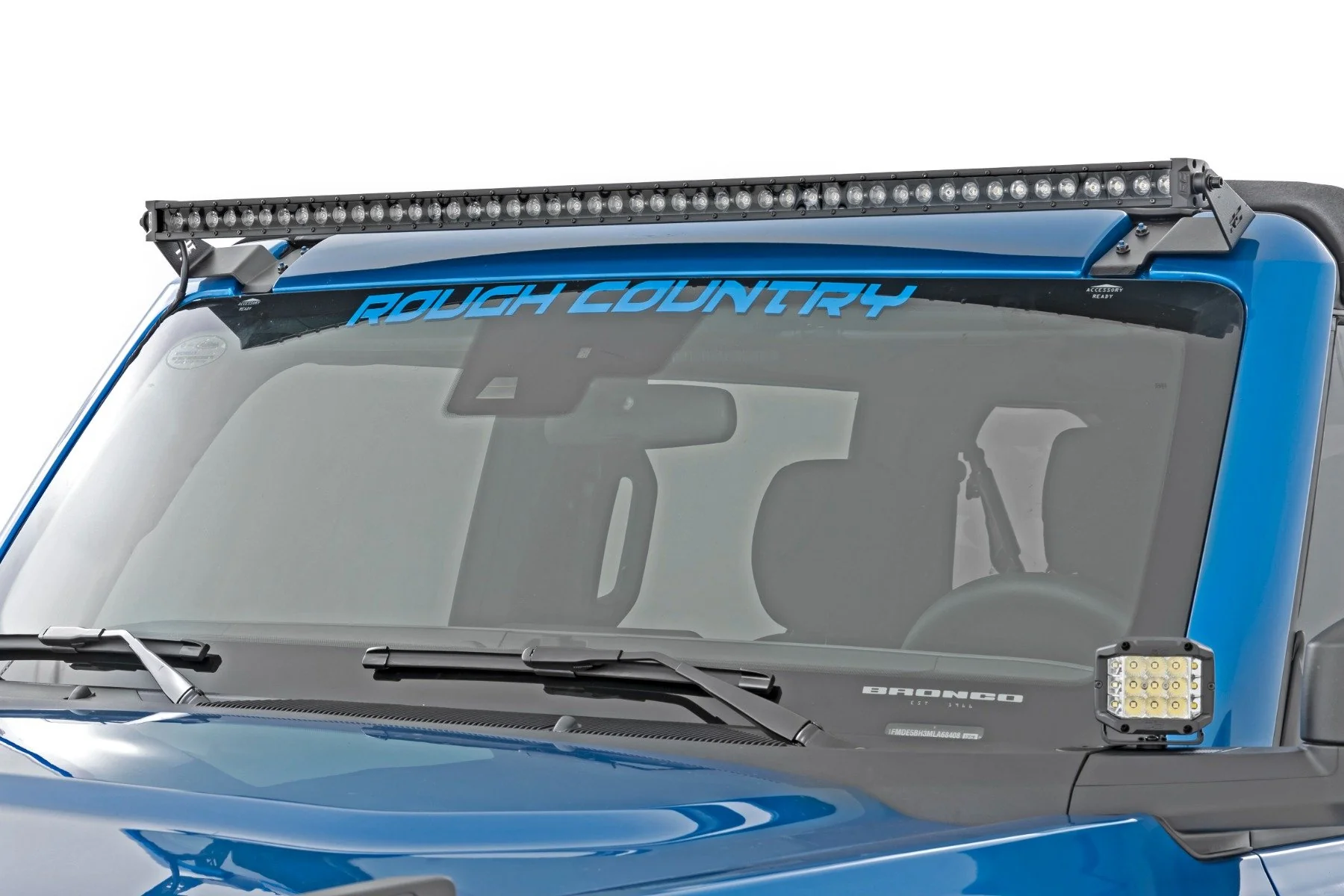50" Cree LED Light Bar-Single Row Blk Series Cool White DRL 70750BLDRL - Image 3
