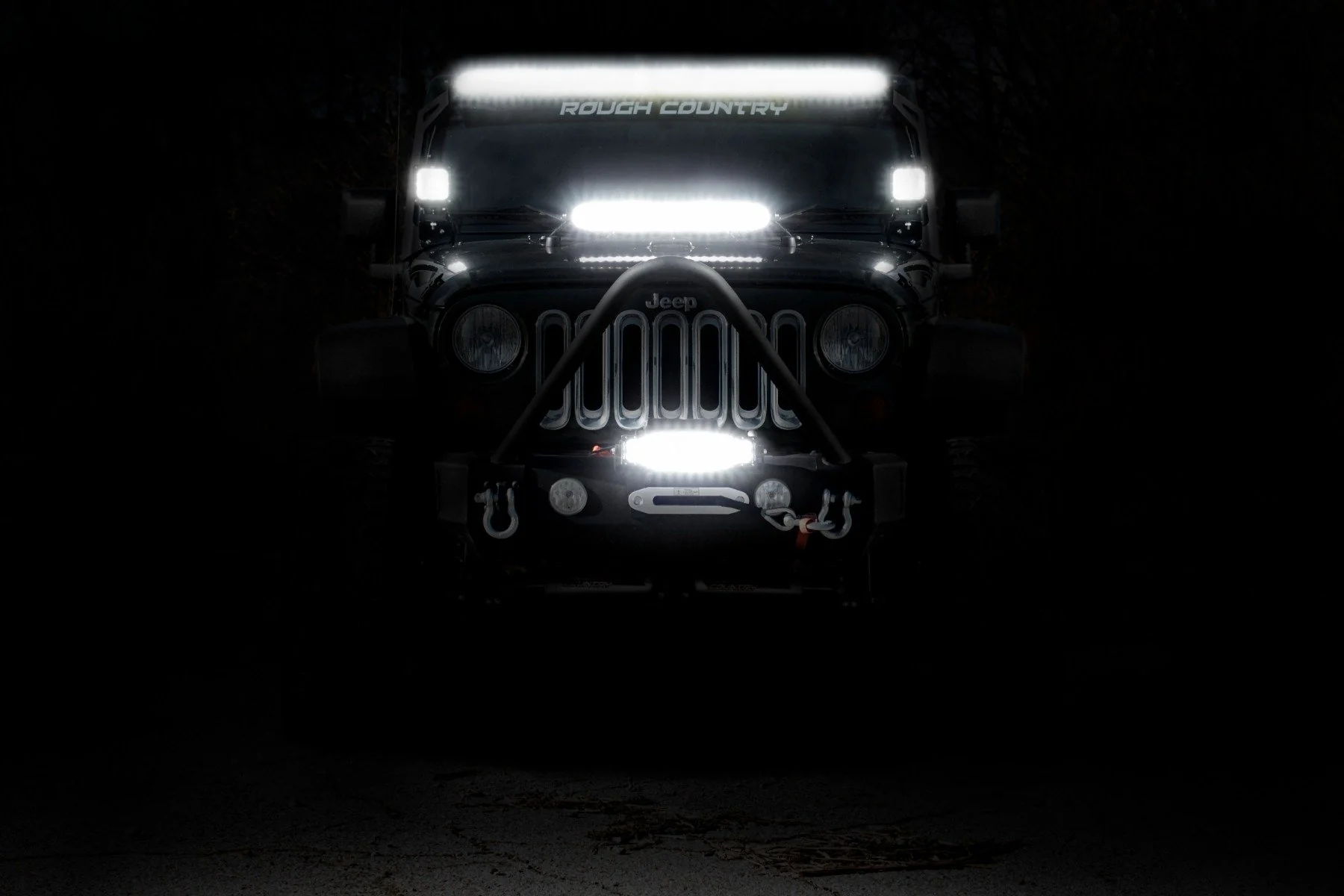 50-inch Cree LED Light Bar-Dual Row Black Series w/ Amber DRL 70950BDA - Image 5