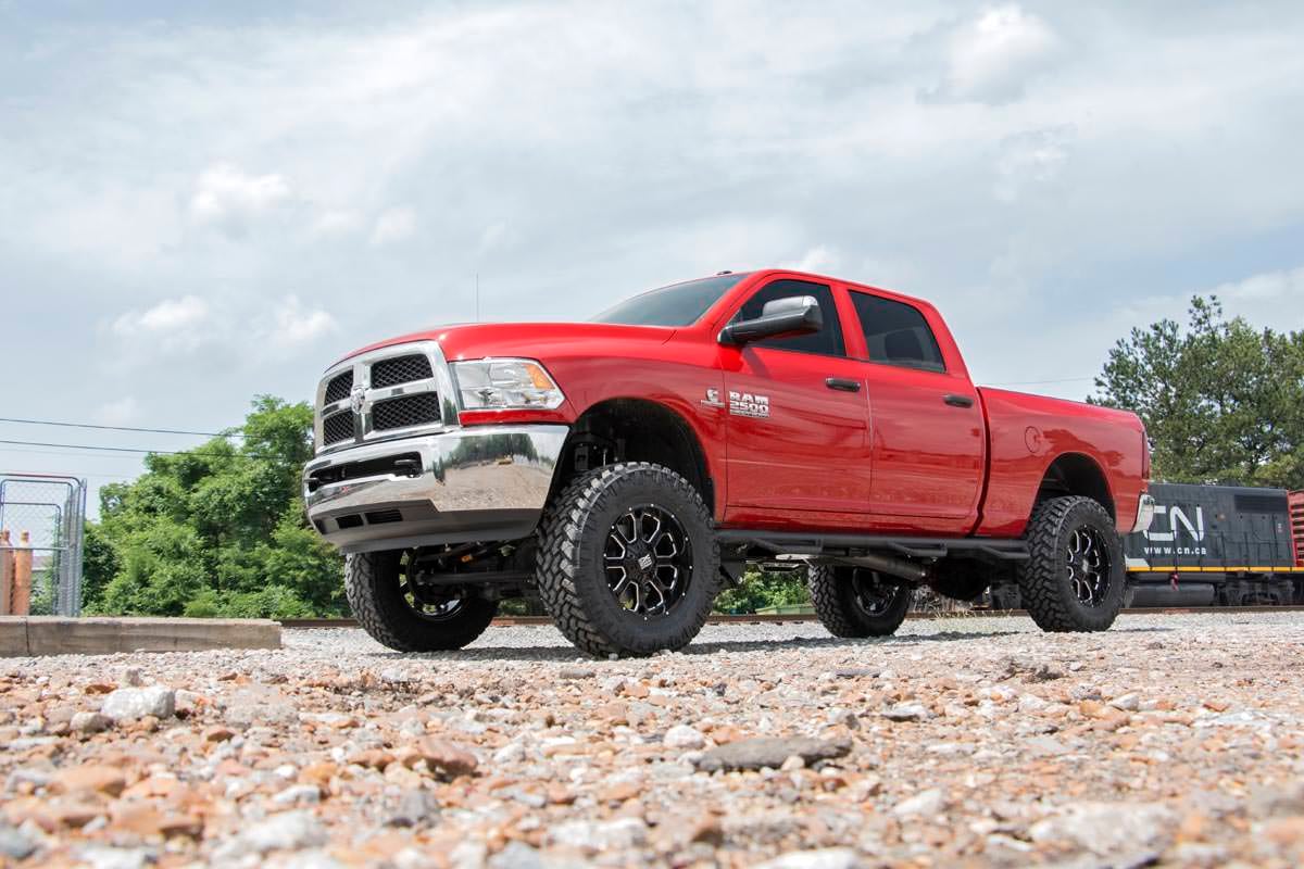 Rough Country 5in Lift Kit Coil Spacers Radius Drops 14-18 for RAM 2500 4wd 35720 - Image 2