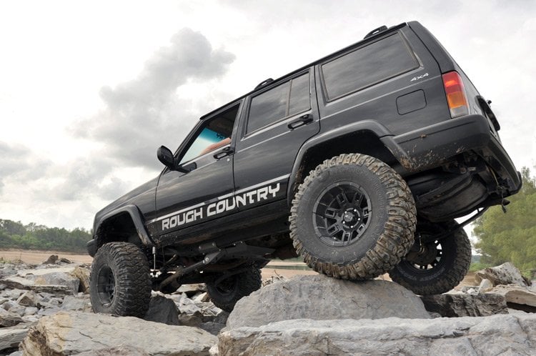 Rough Country 6.5" Long Arm Lift Kit for NP242 Equipped Jeep Cherokee XJ 84-01 61822 - Image 5