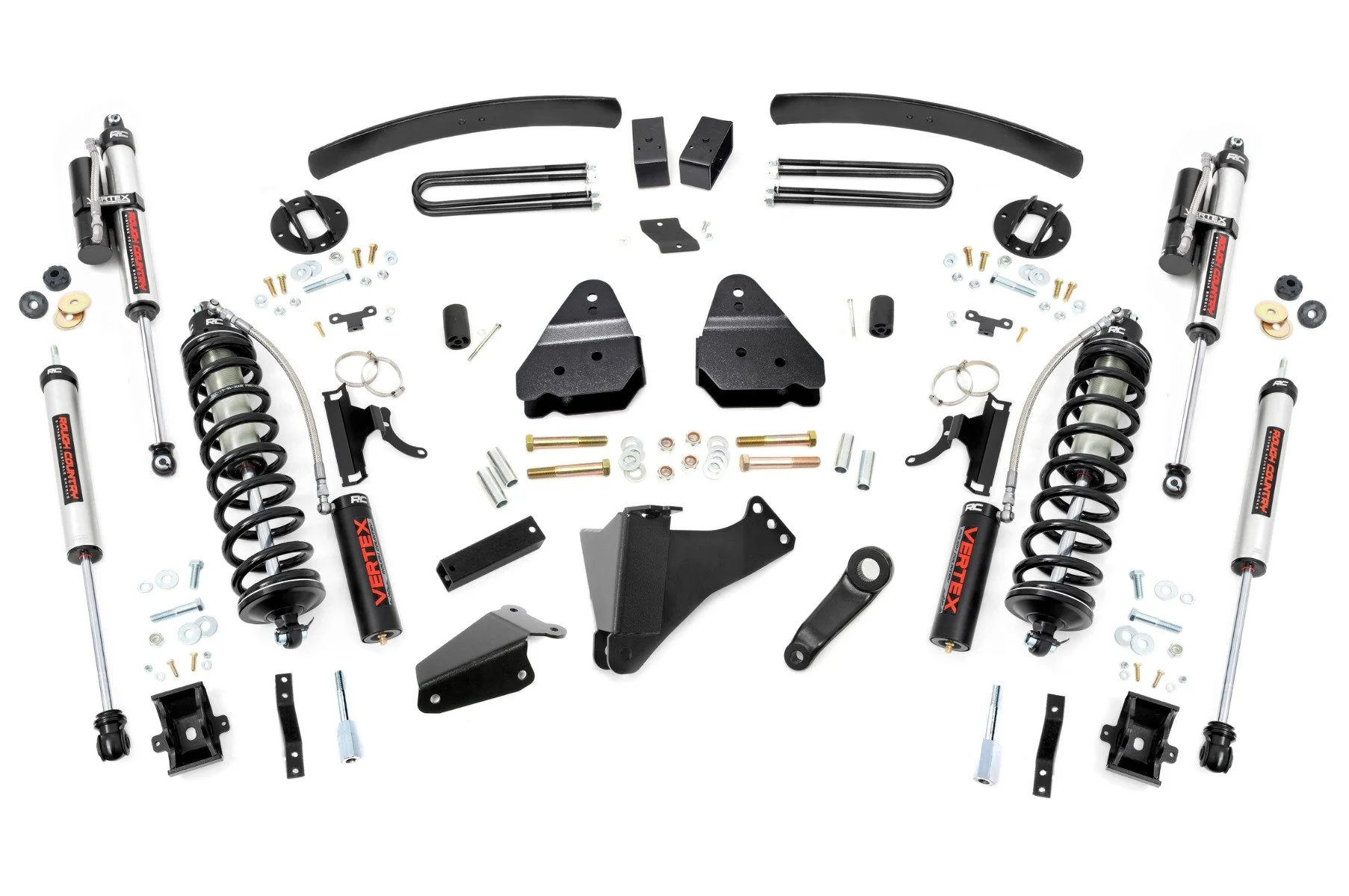 Rough Country 6" Coilover Conversion Lift Kit for Ford Super Duty 4wd 05- 07